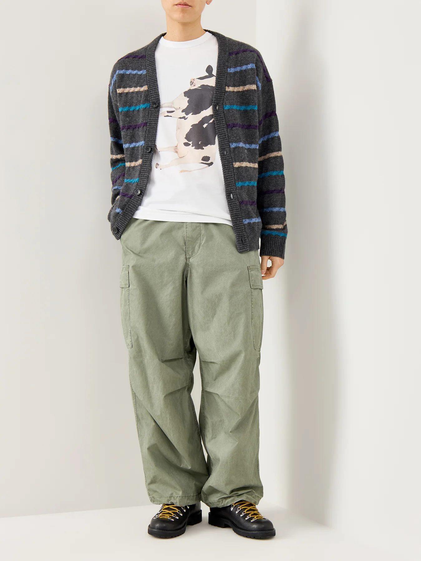 Paul Smith Loves Barbour Logo T-Shirt White - Image 2
