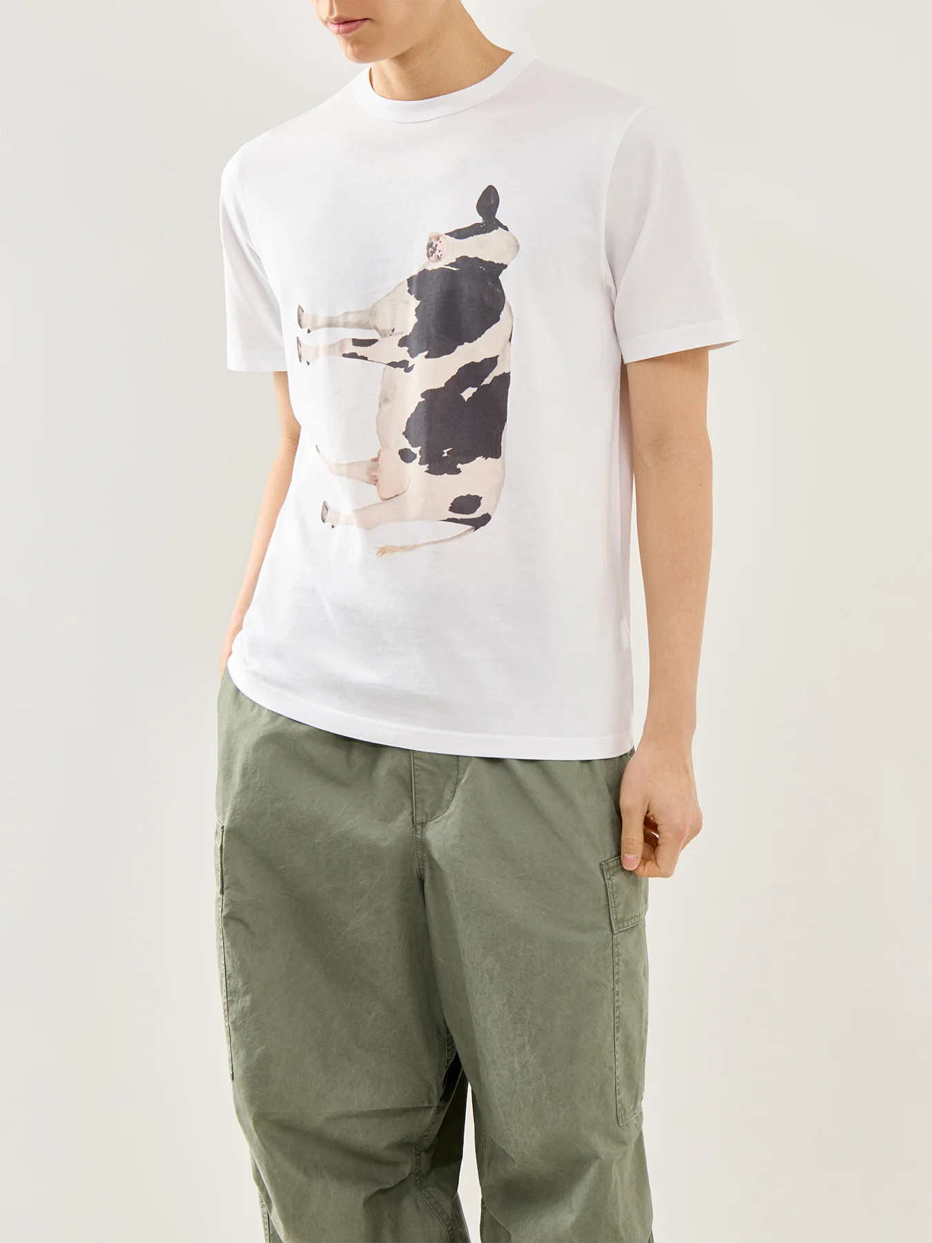 Paul Smith Loves Barbour Logo T-Shirt White - Image 4