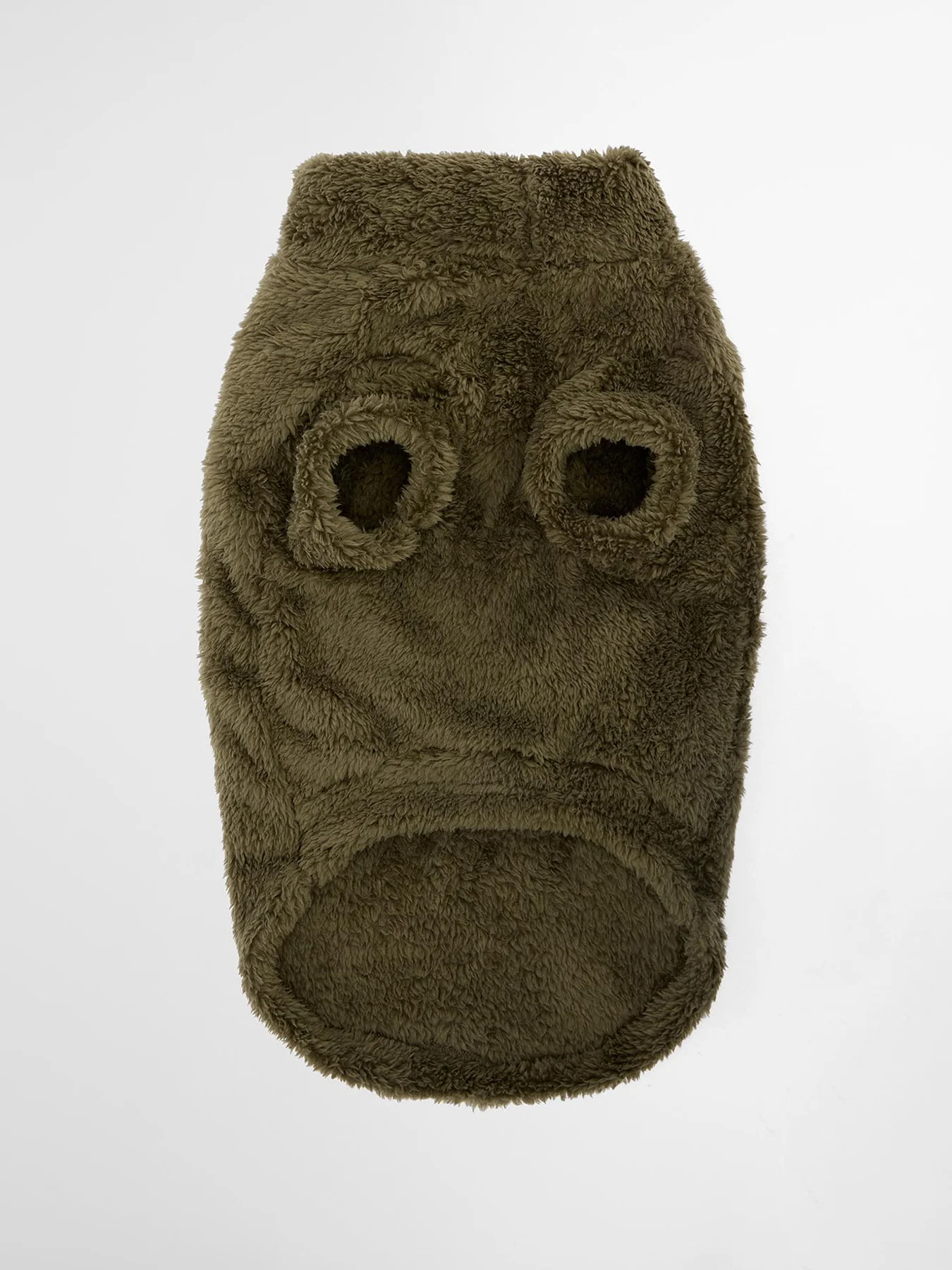 Barbour Brindle Fleece Dog Jumper Olive Small - Image 3