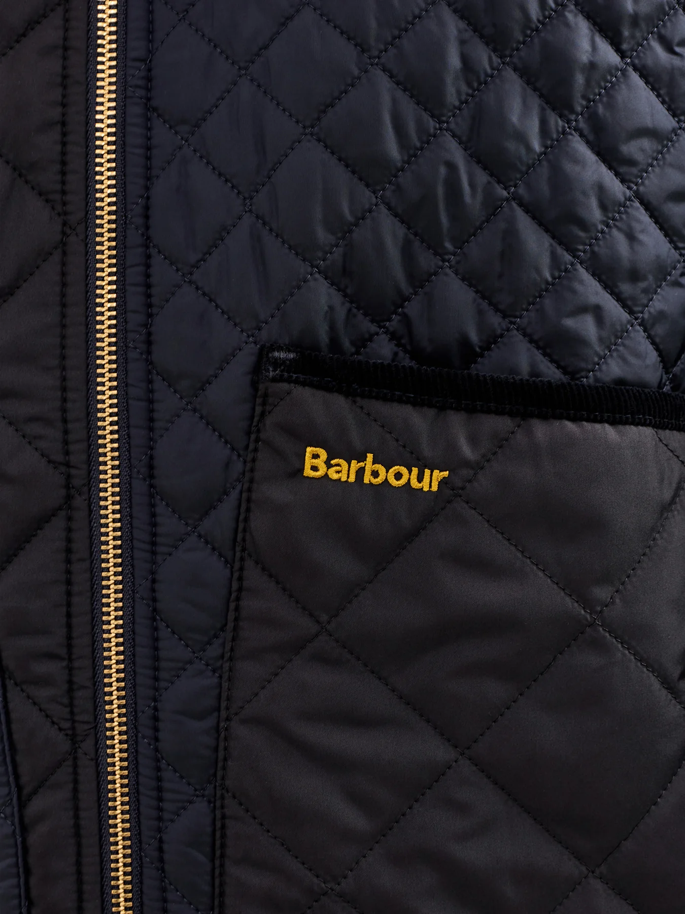 Danby Quilted Jacket Navy - Image 3