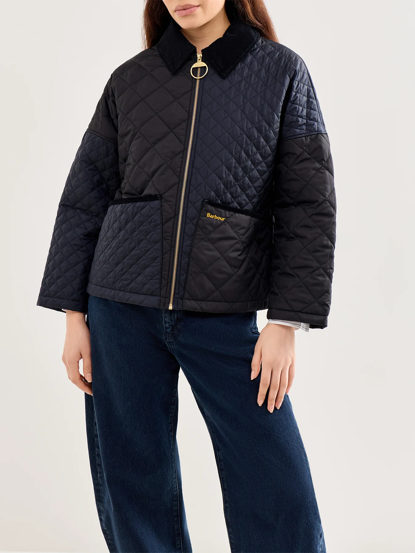 Danby Quilted Jacket Navy - Image 4