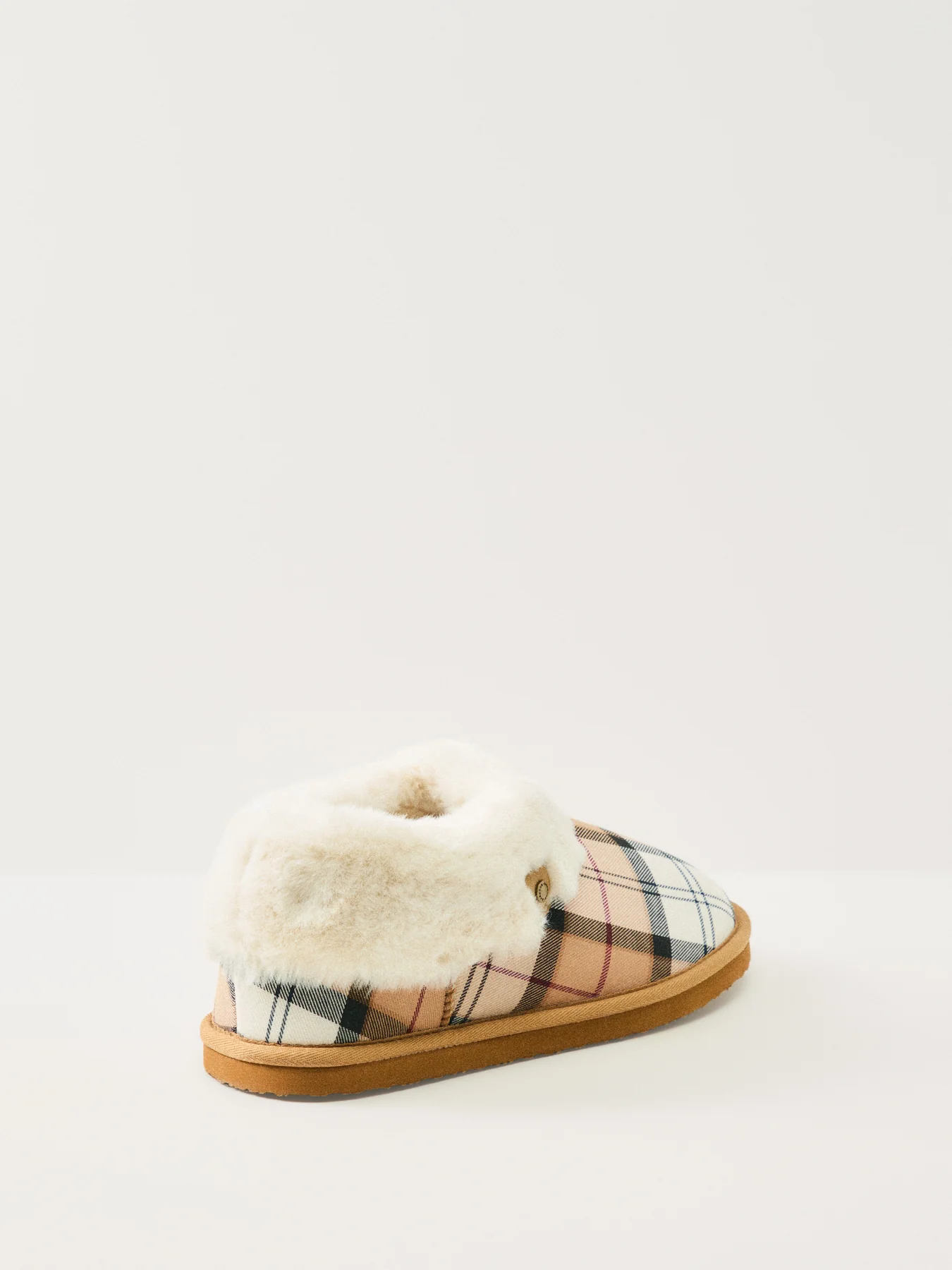 Eloise Tartan Bootie Slippers Hessian Tartan - Image 2