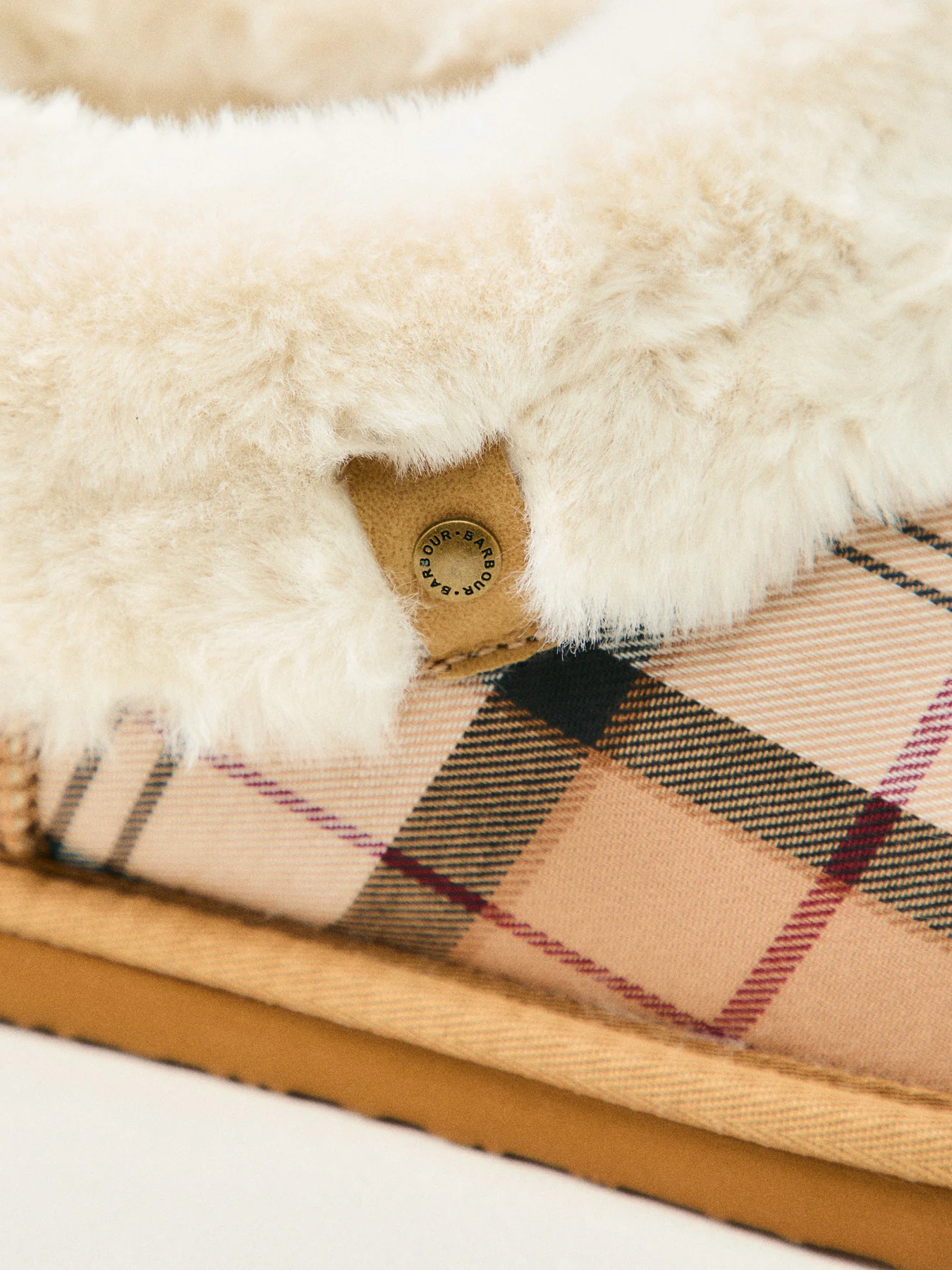 Eloise Tartan Bootie Slippers Hessian Tartan - Image 3