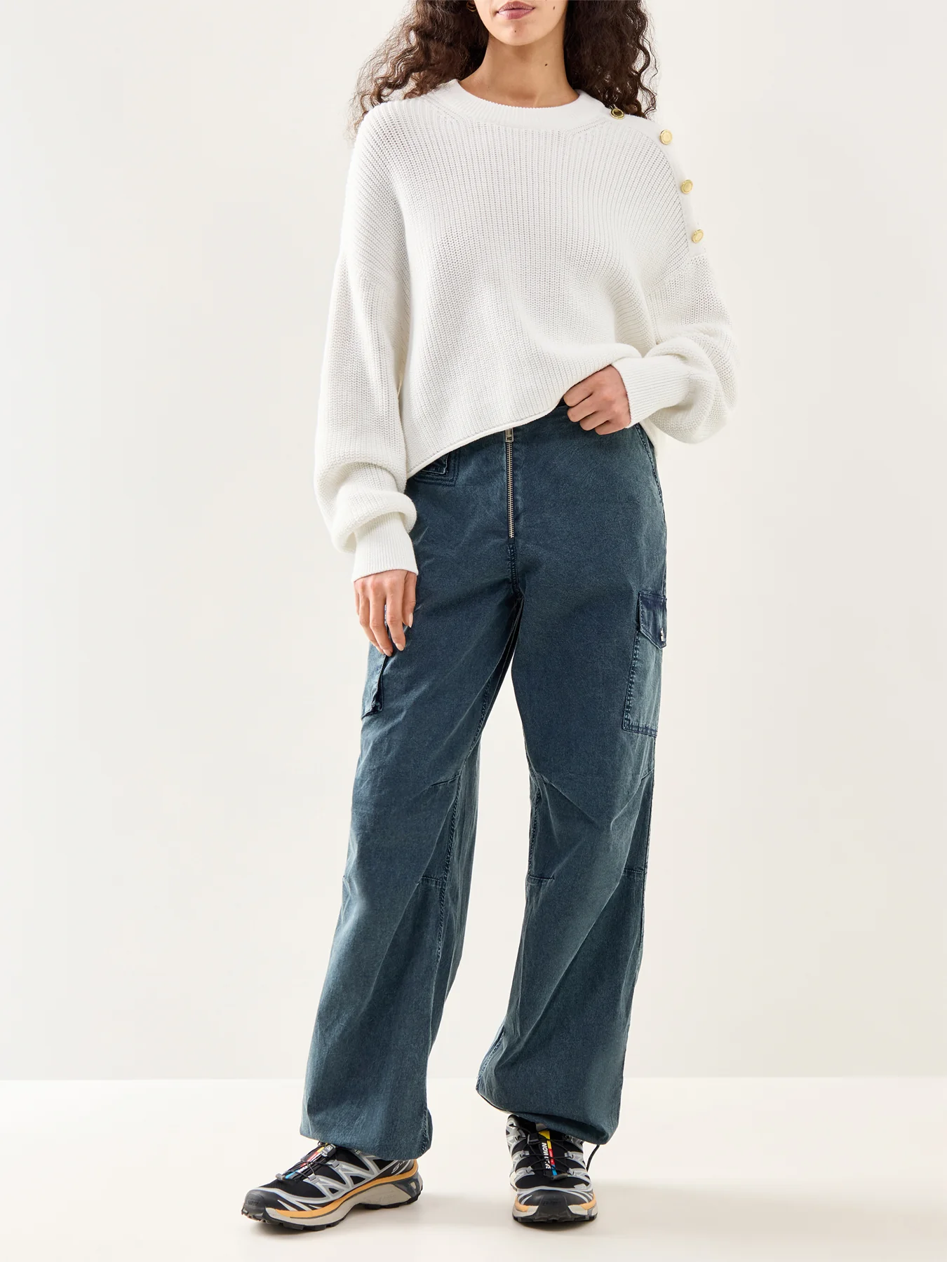 Alexis Knitted Jumper Off White - Image 2