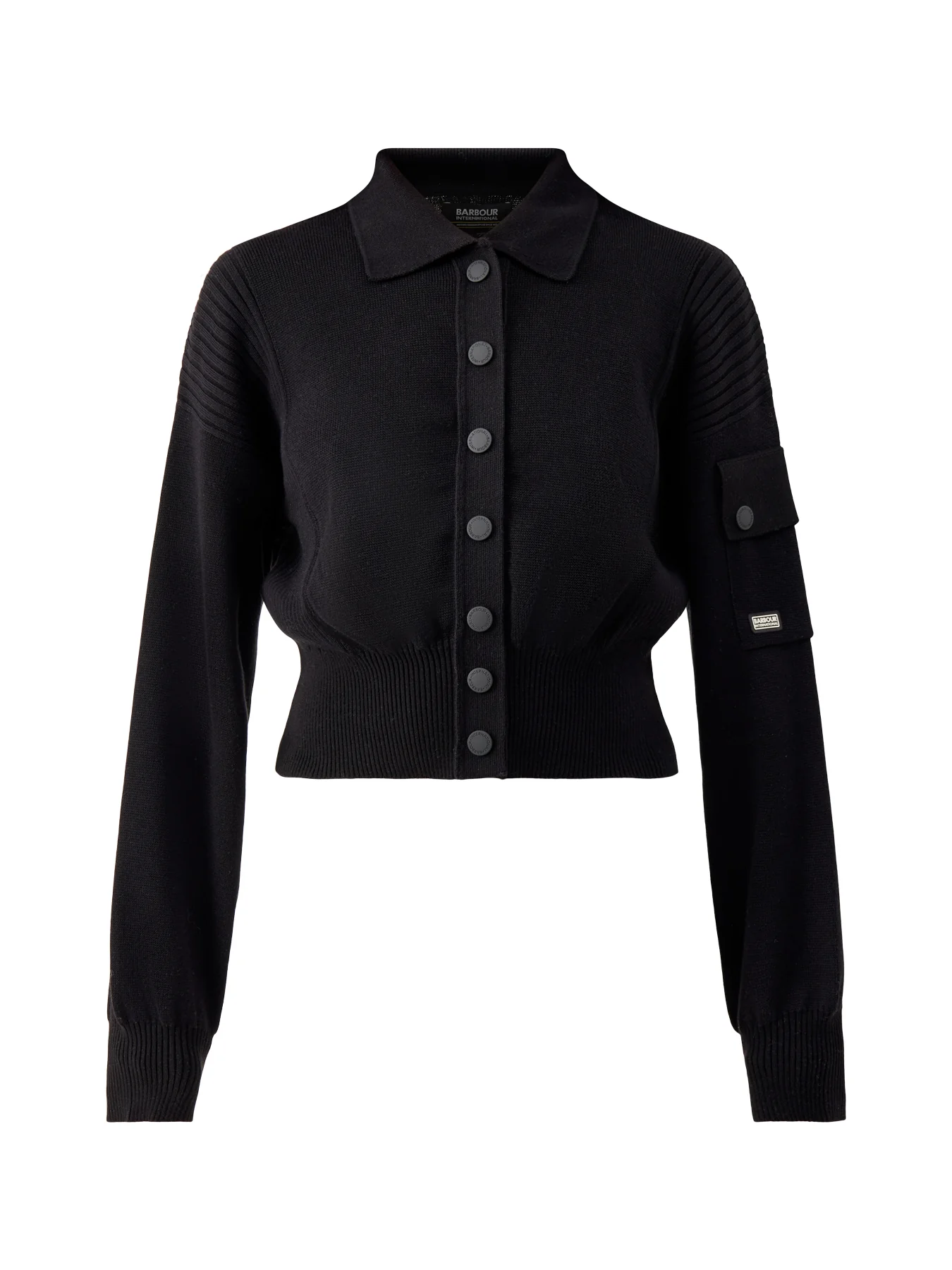 Gigi Knitted Bomber Black
