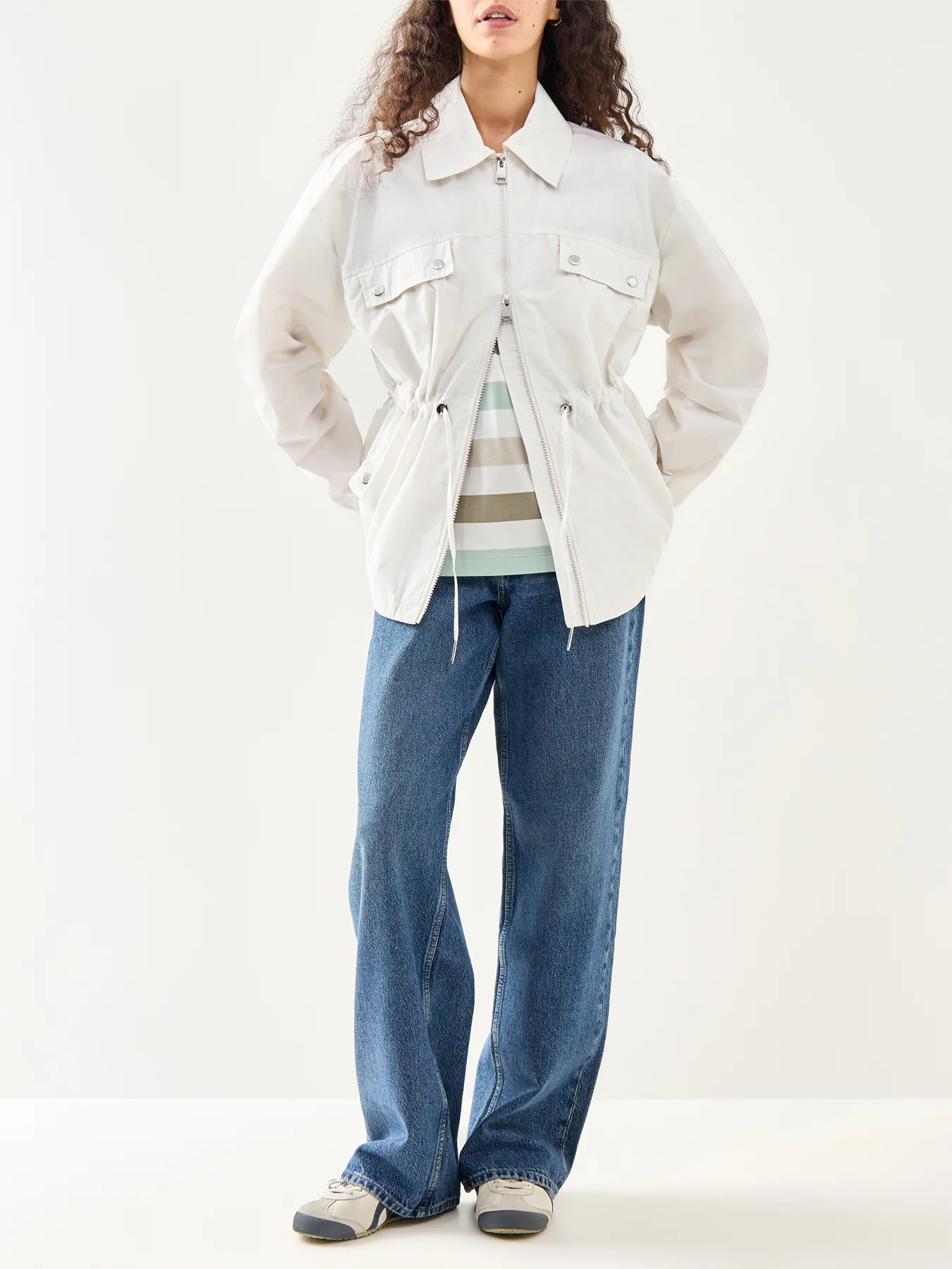 Octavia Showerproof Jacket Grey - Image 2
