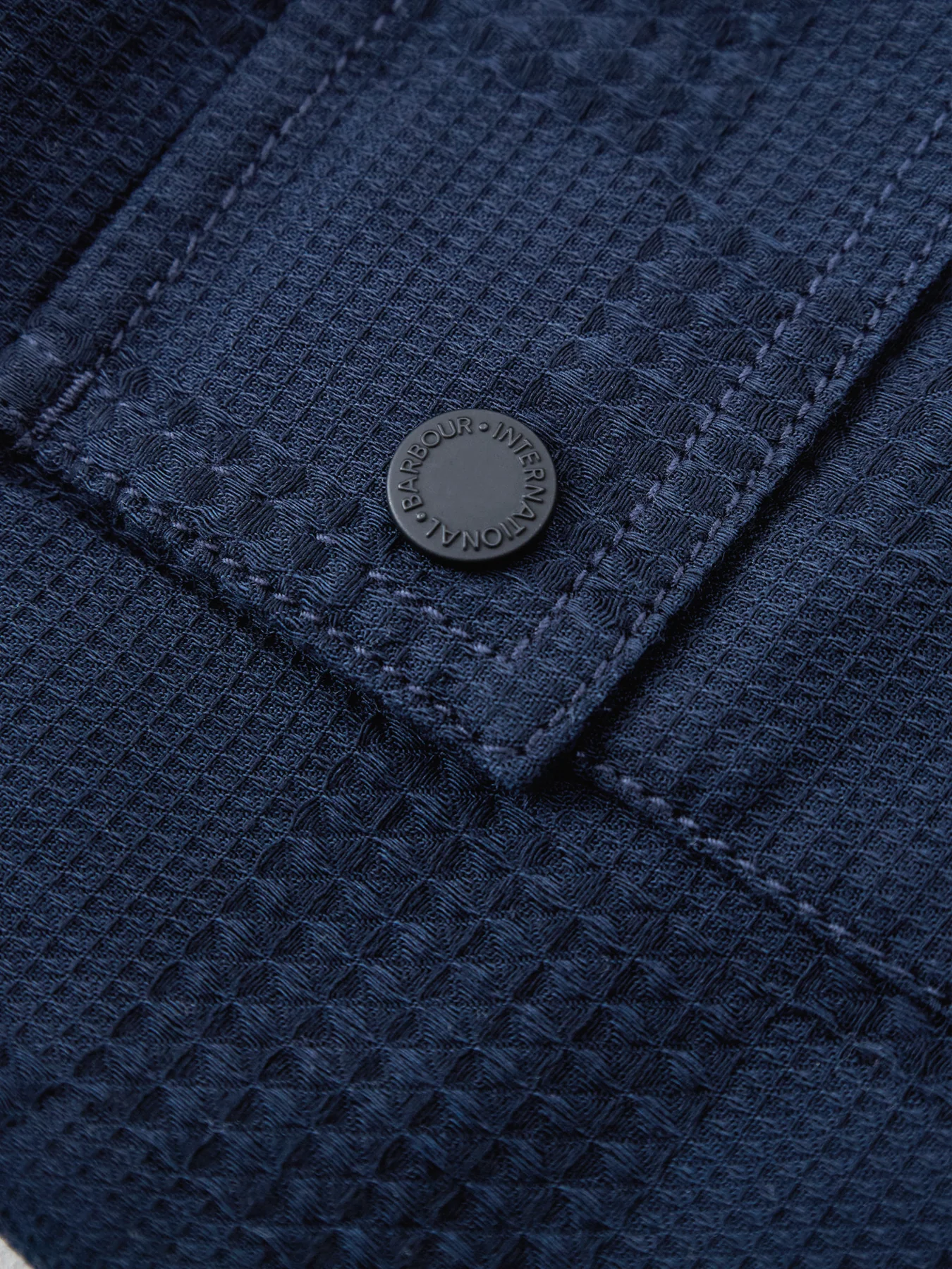 Blackstreak Jacquard Shorts Navy - Image 3