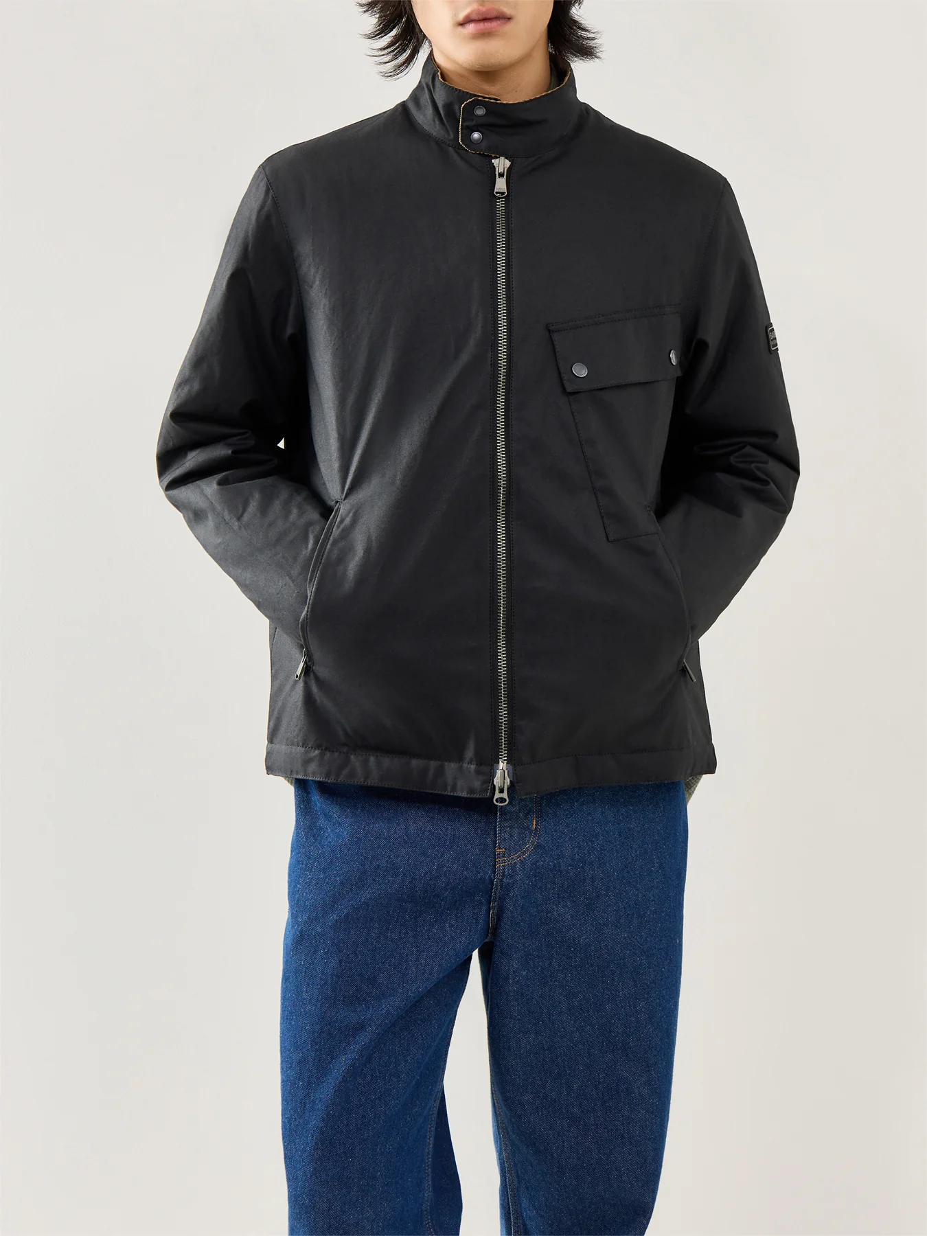 Wax Jacket Black - Image 4