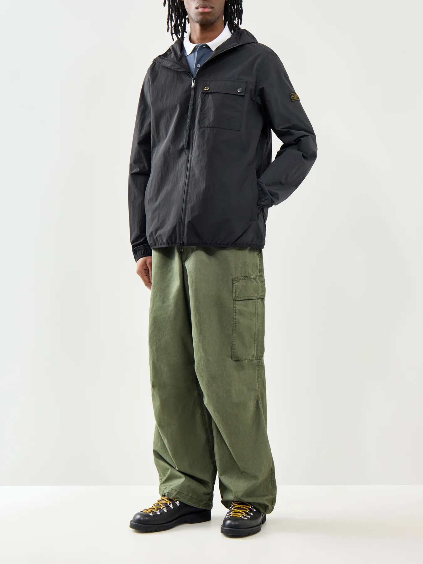 Barbour International Dalton Casual Jacket Black - Image 2