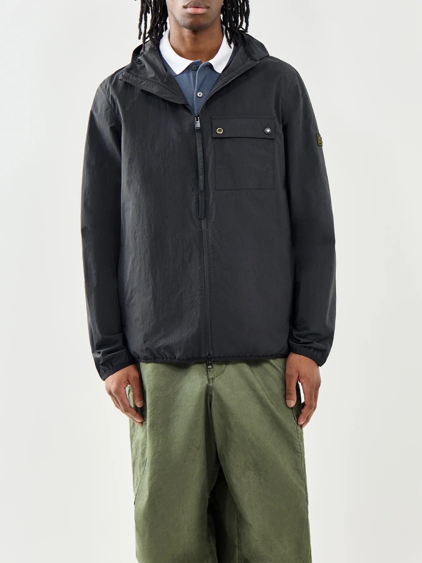Barbour International Dalton Casual Jacket Black - Image 4