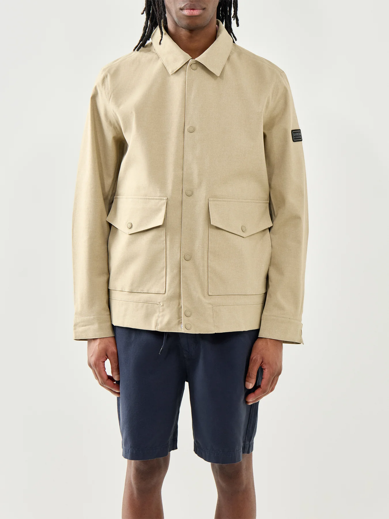 Barbour International Elmford Waterproof Jacket Coriander - Image 4