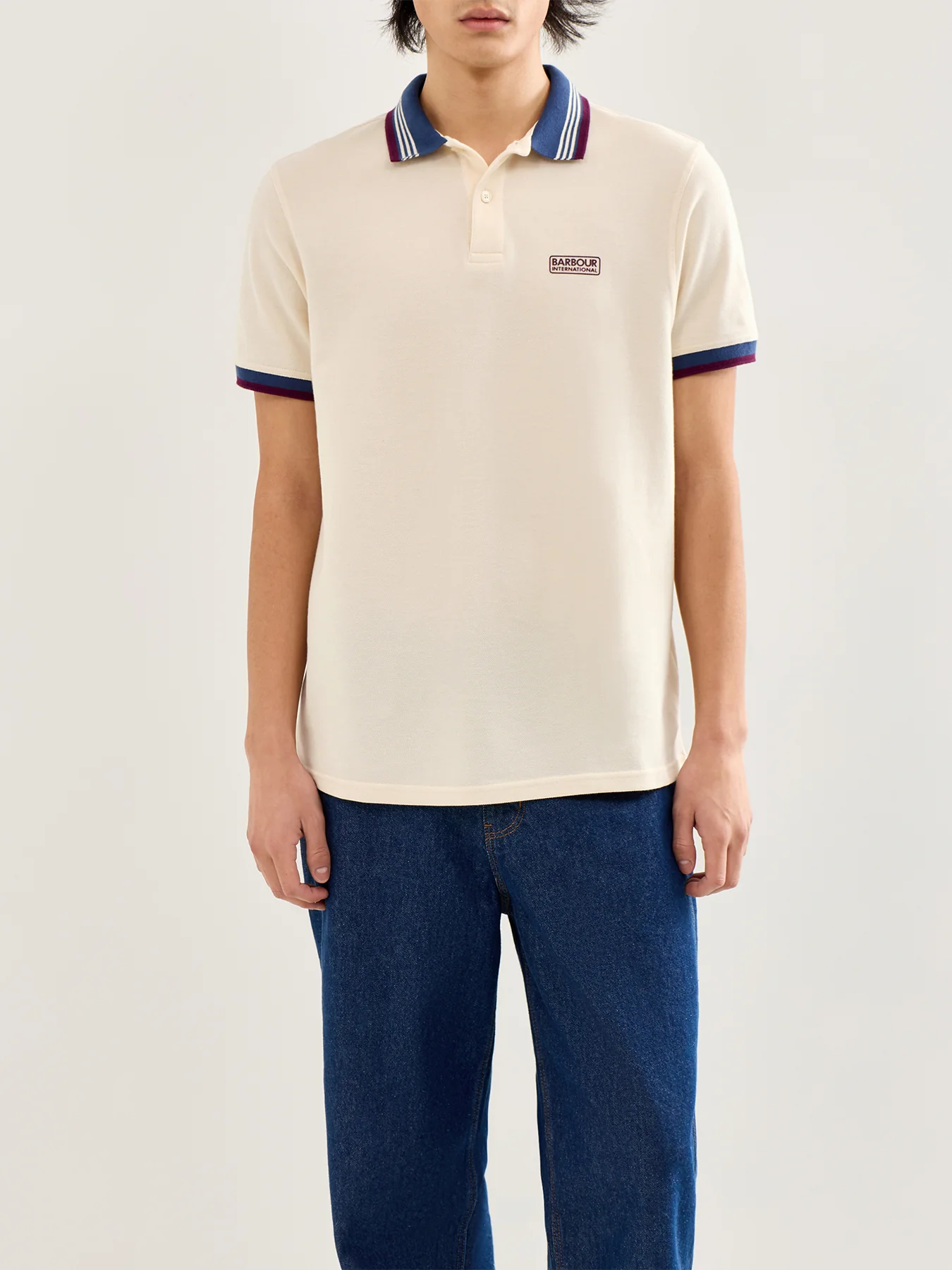 Francis Polo Shirt Cream - Image 4