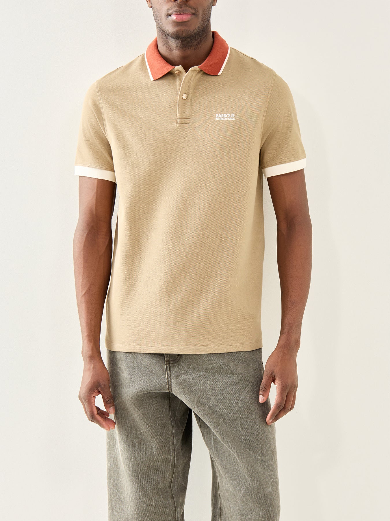 Howall Polo Shirt Beige - Image 4