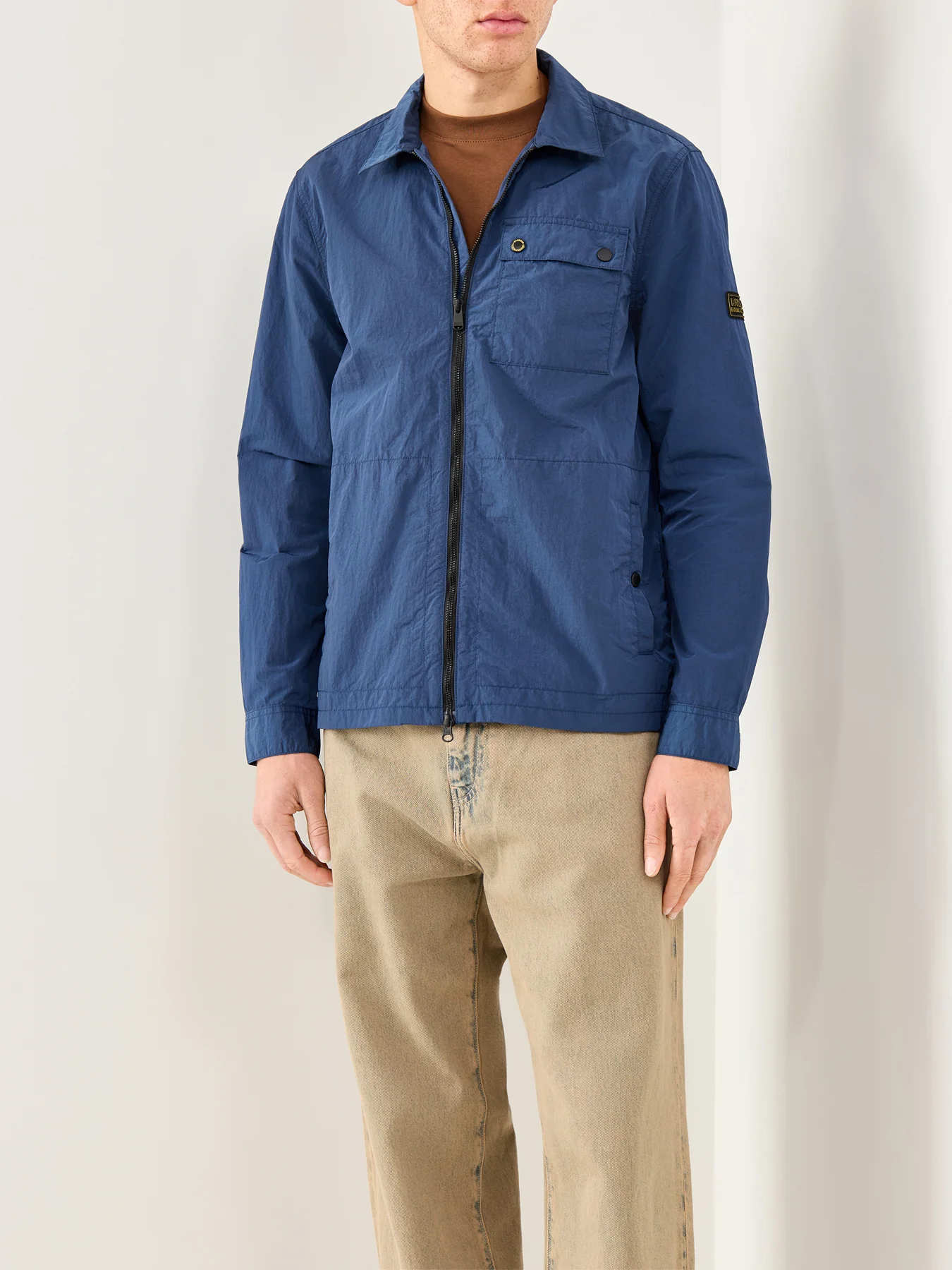 Inline Cotton Overshirt Blue - Image 4