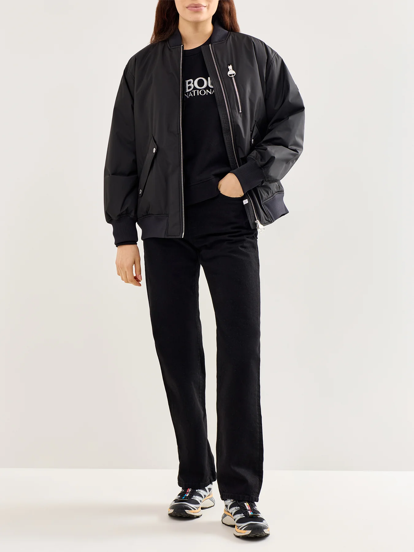 Kuala Showerproof Jacket Black - Image 2