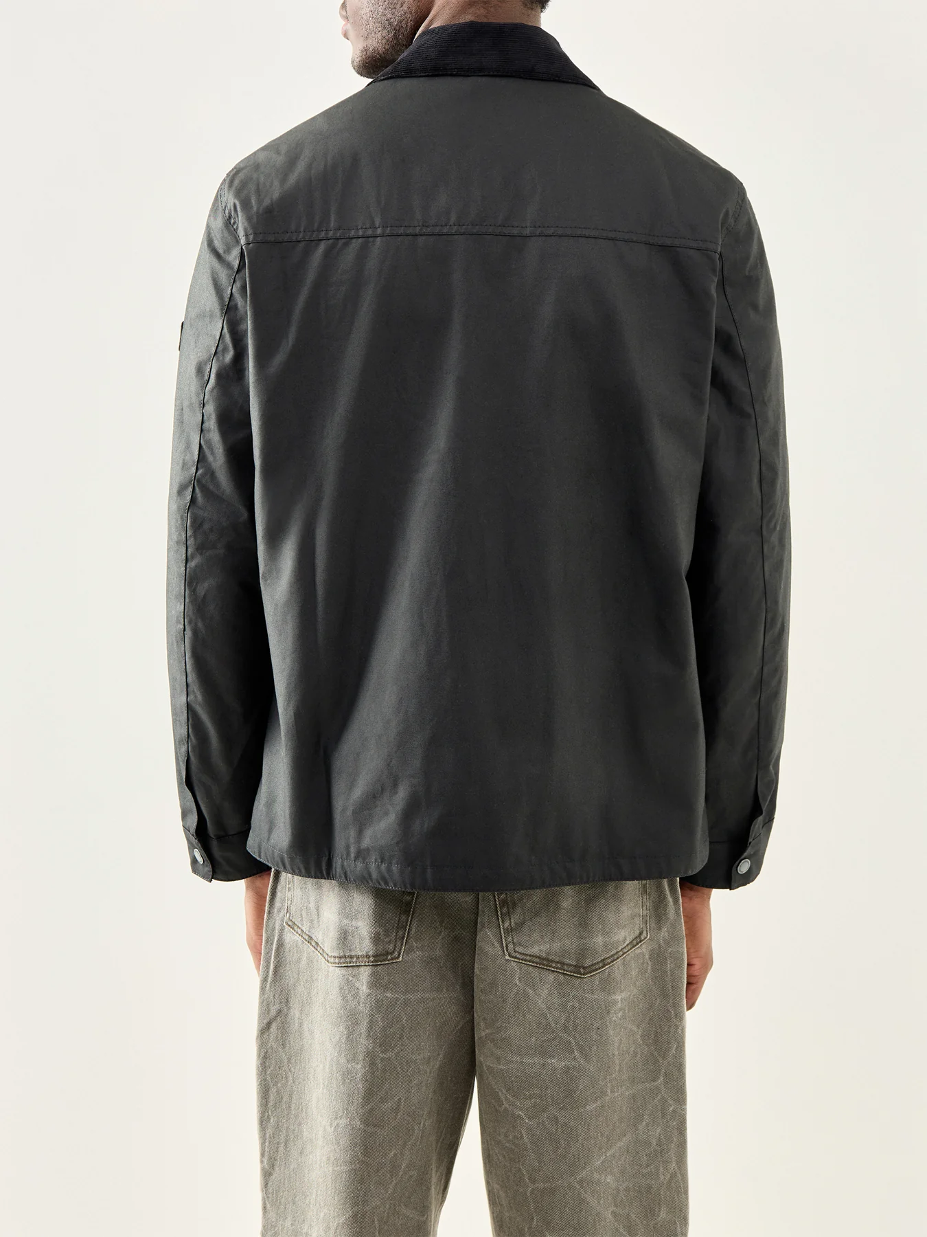 Maze Wax Jacket Black - Image 5