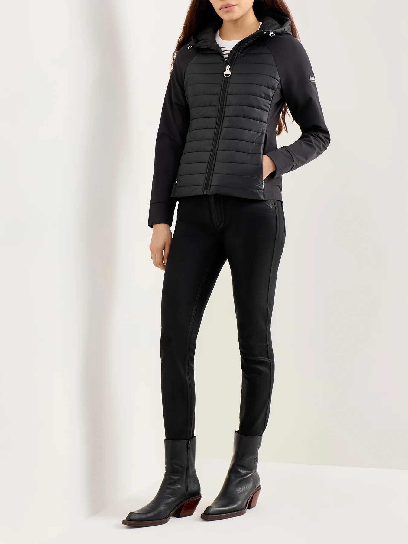 Valentina Quilted Sweat Black - Image 2