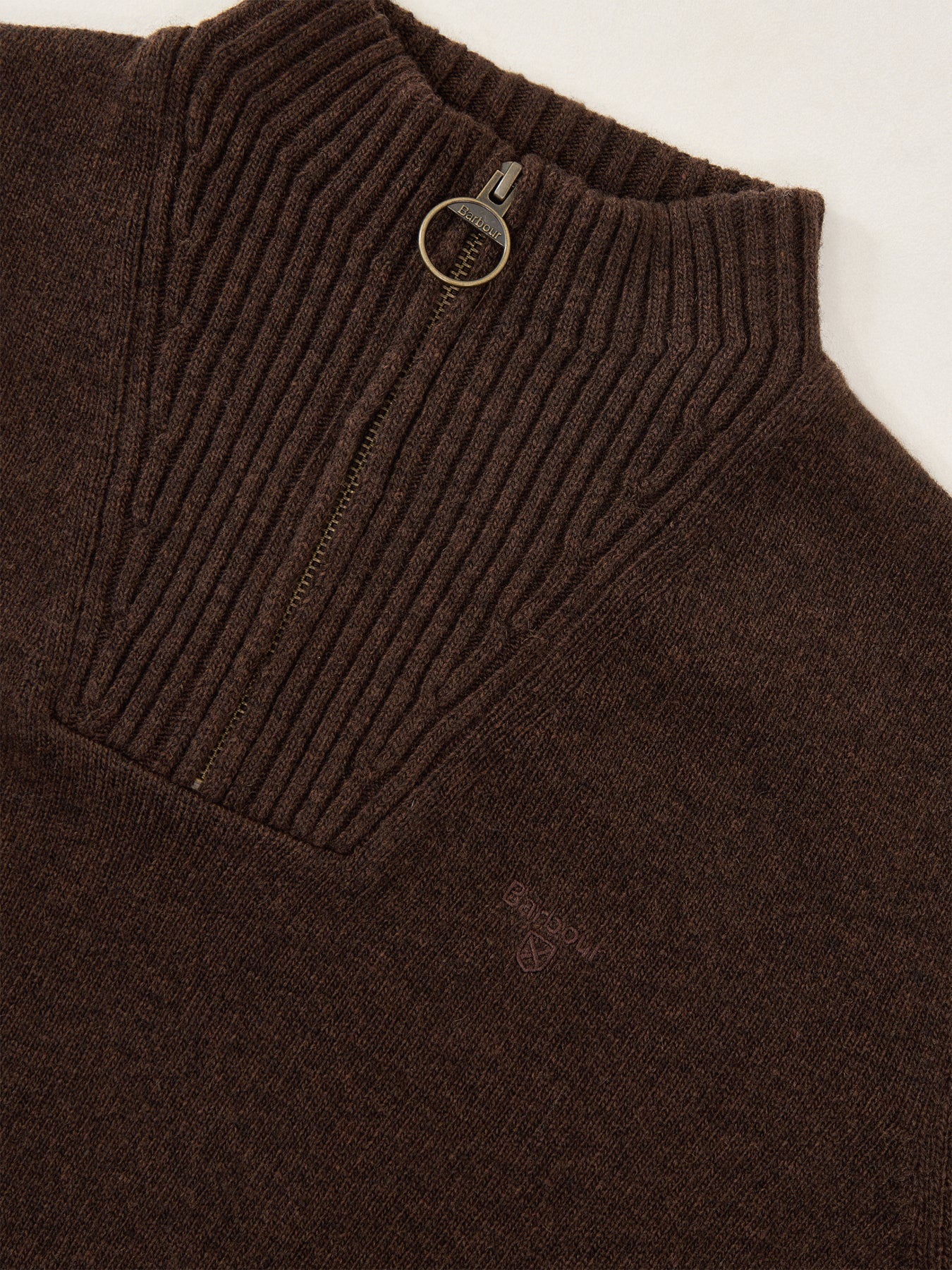 Essential Lambswool Half Zip Jumper - Image 3