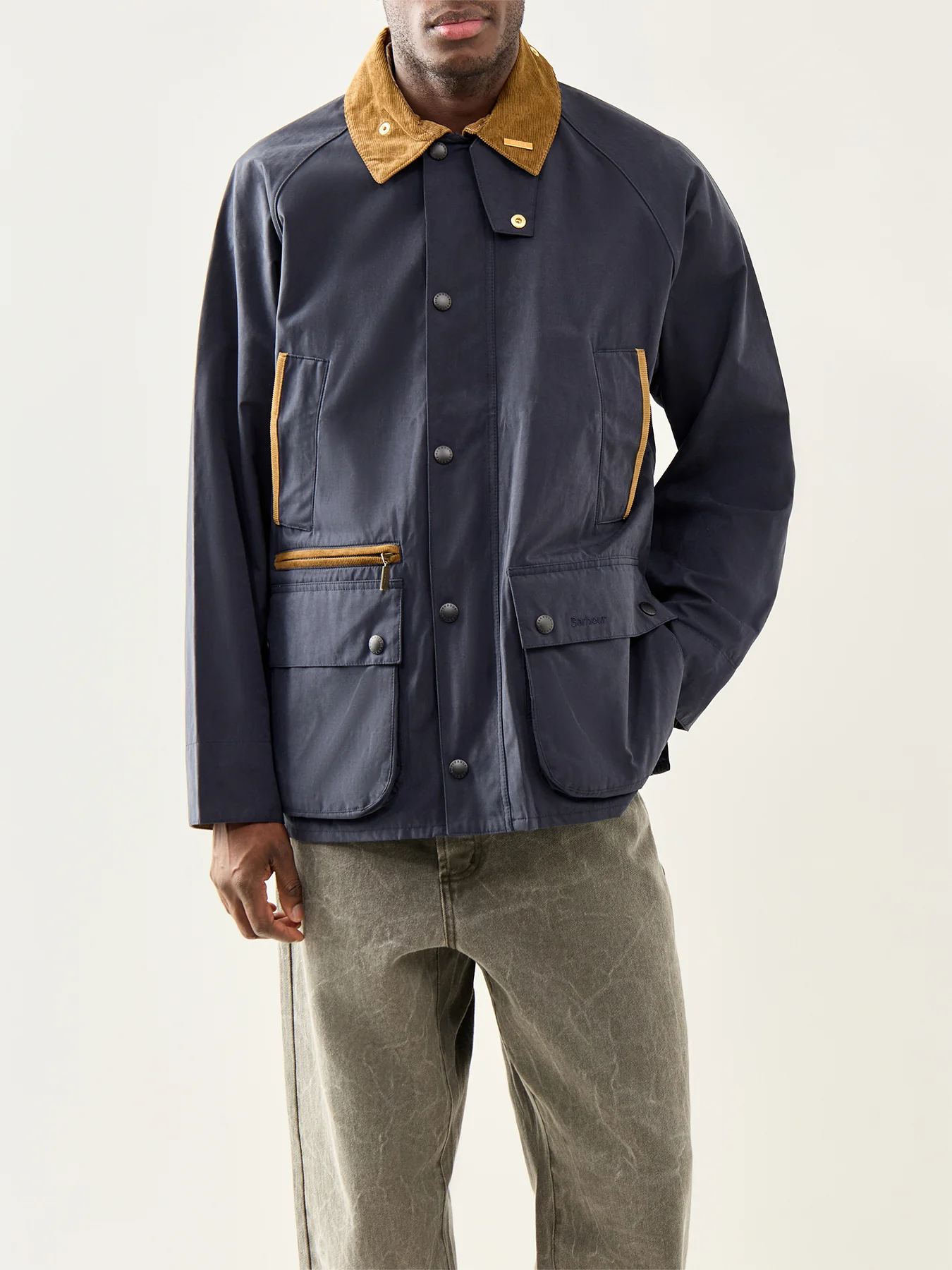 Icons Bedale Casual Jacket Navy - Image 4