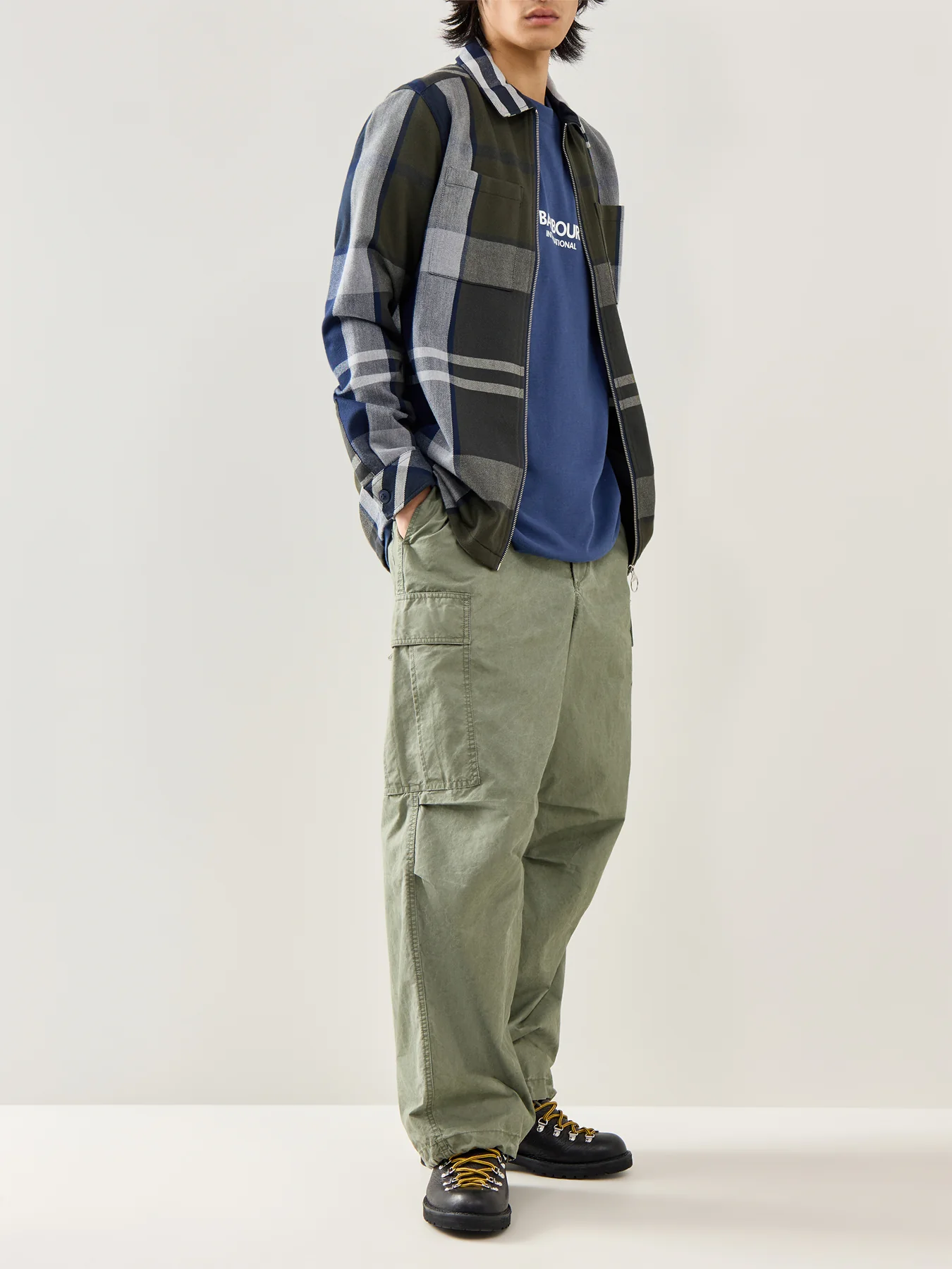 Lannich Tailored Tartan Overshirt Multi - Image 2