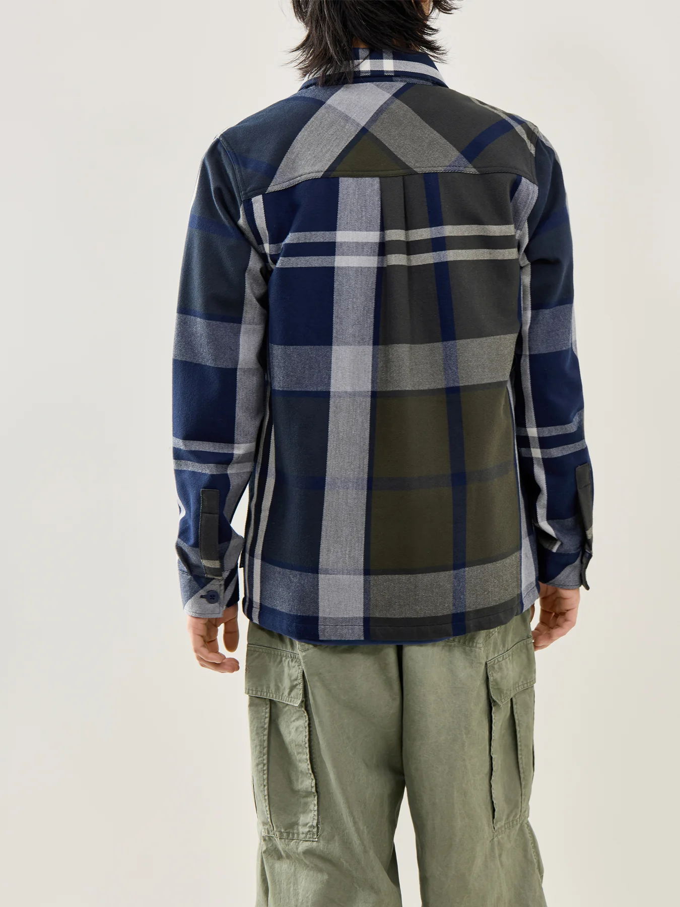 Lannich Tailored Tartan Overshirt Multi - Image 5