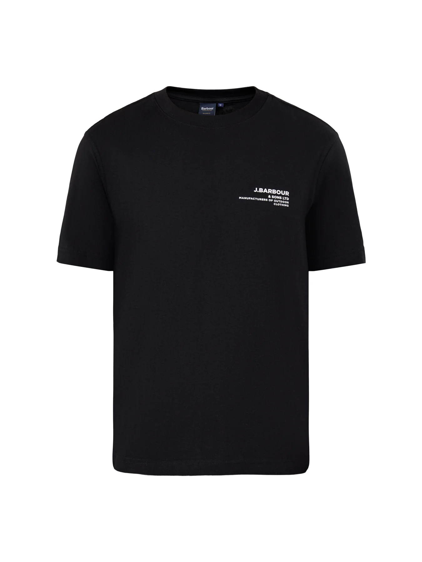 Parkend Photographic Cotton T-Shirt Black