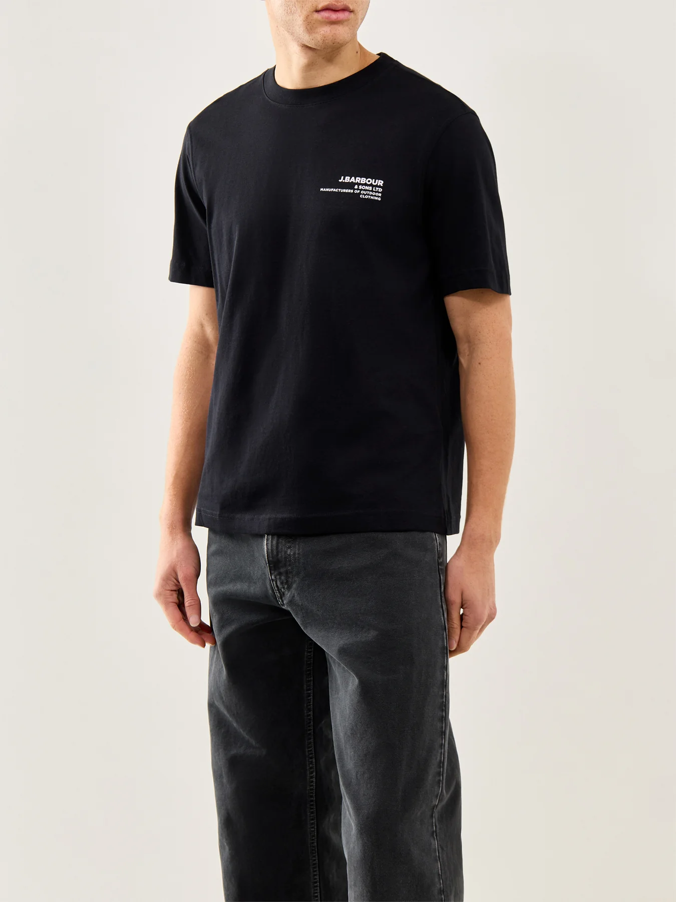 Parkend Photographic Cotton T-Shirt Black - Image 4