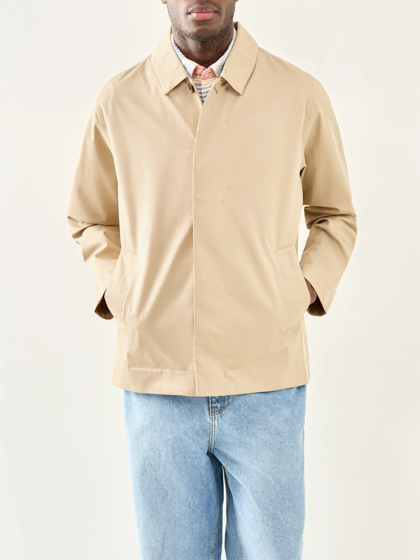 Short Rokig Waterproof Jacket Beige - Image 4