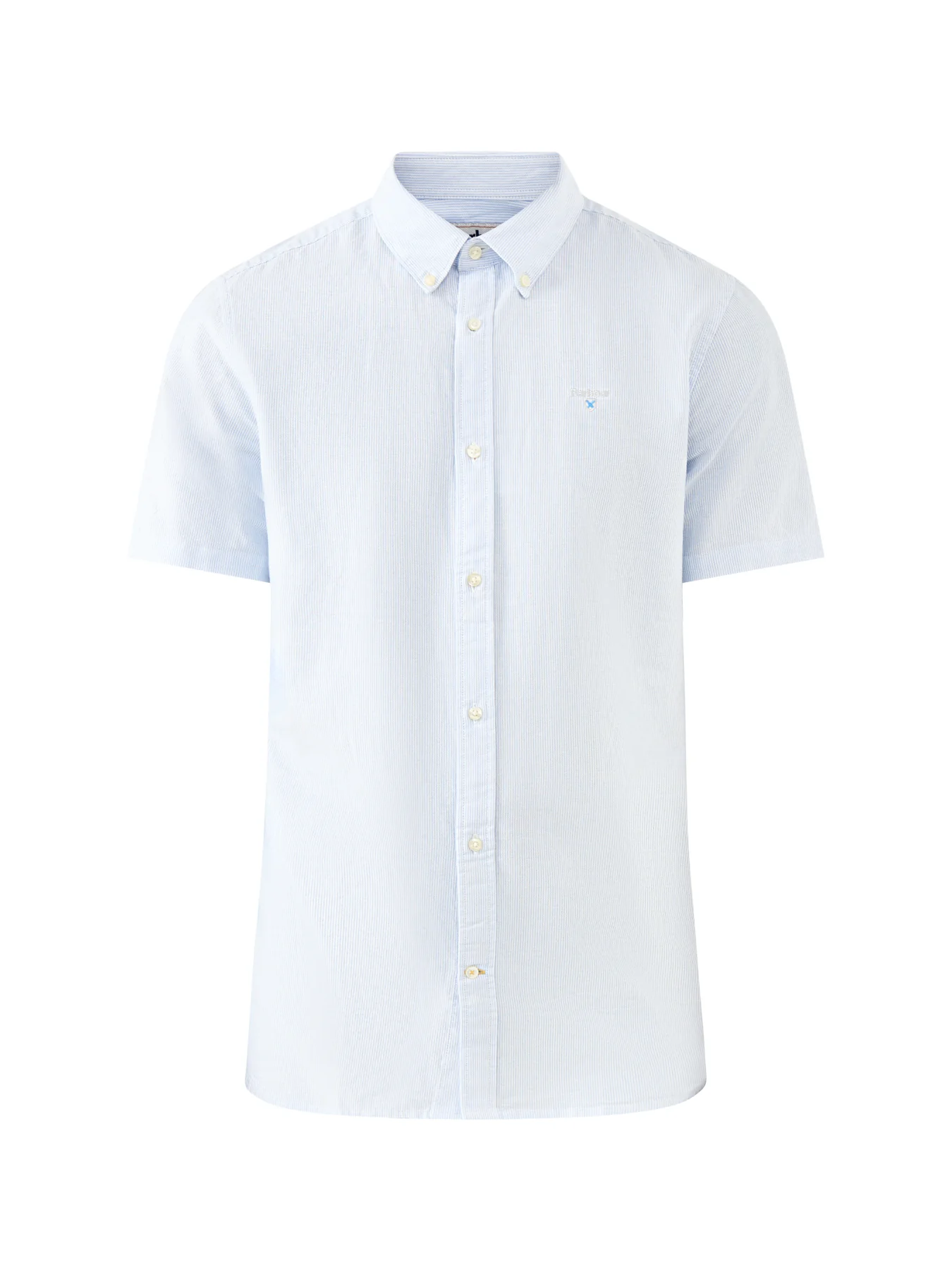 Striped Oxtown Short Sleeve Shirt Blue