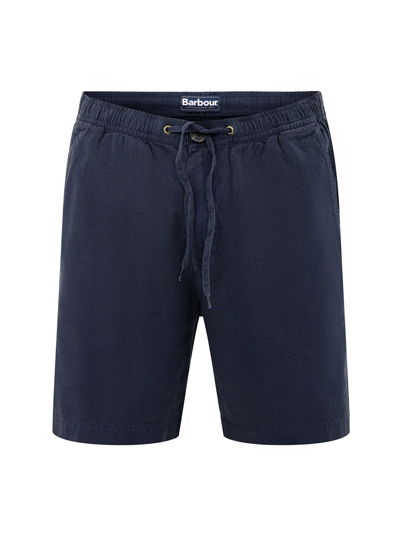 Barbour Washed Oxford Relaxed Shorts Navy