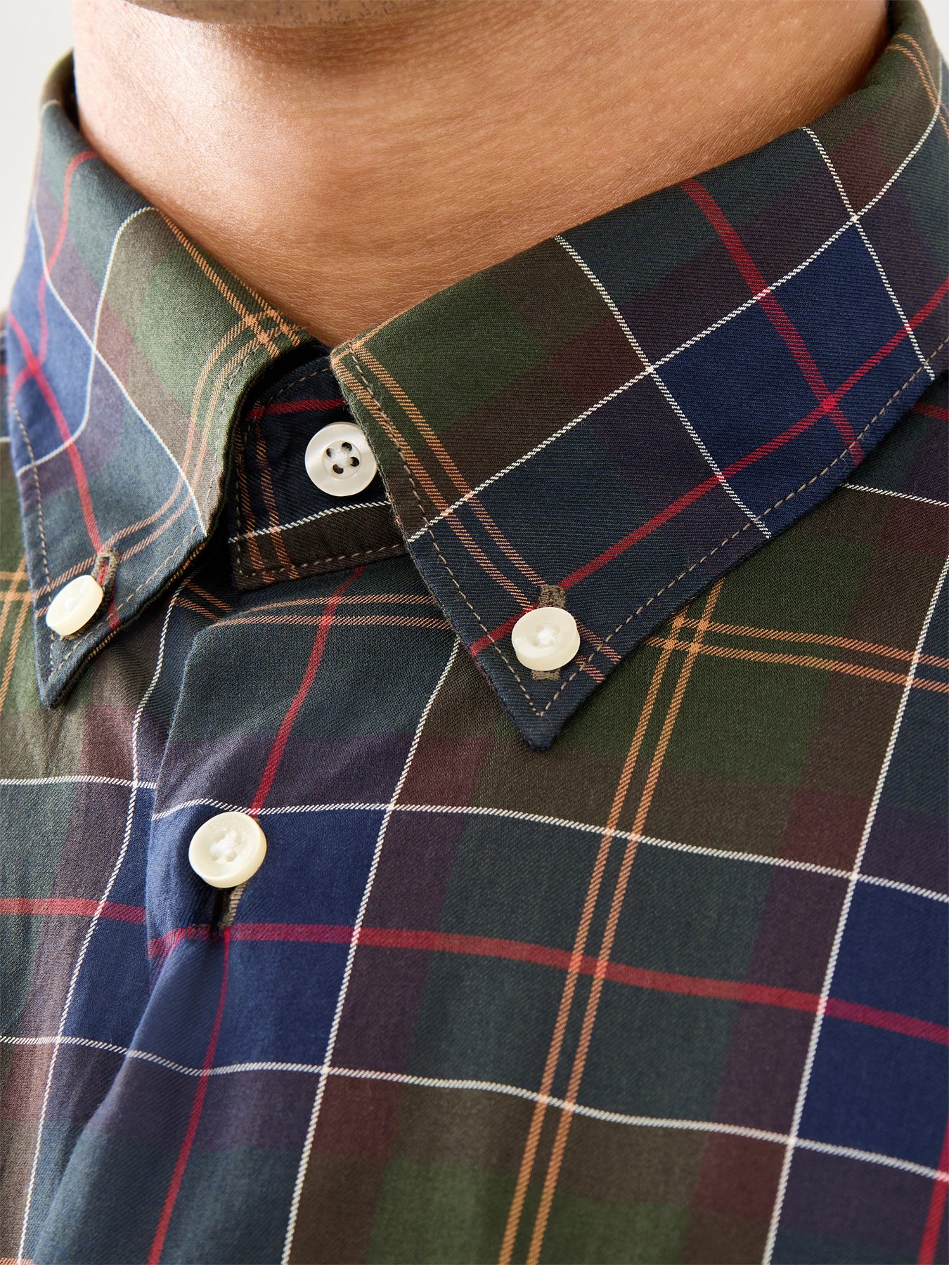 Wetheram Tailored Tartan Shirt Classic Tartan - Image 3