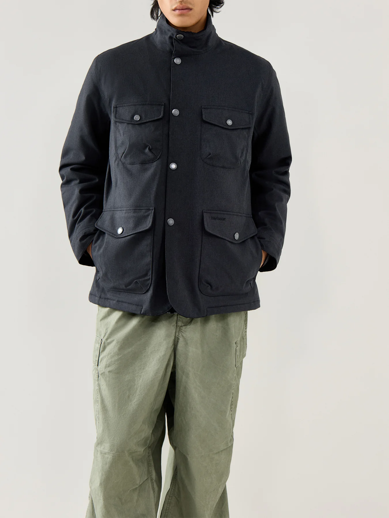Mens Winter Ogston Waterproof Jacket Black - Image 4
