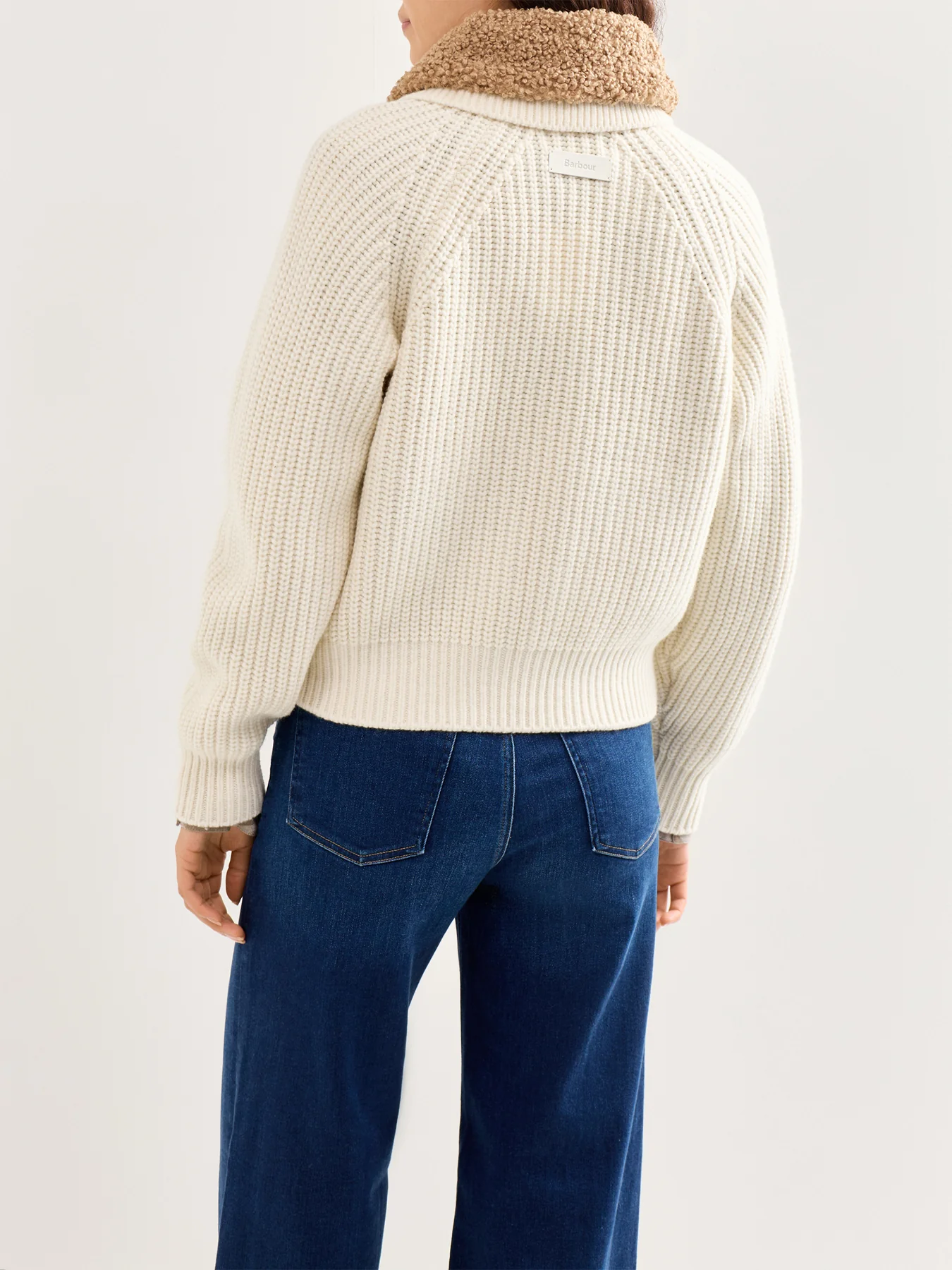 Marla Knitted Bomber Cream - Image 5