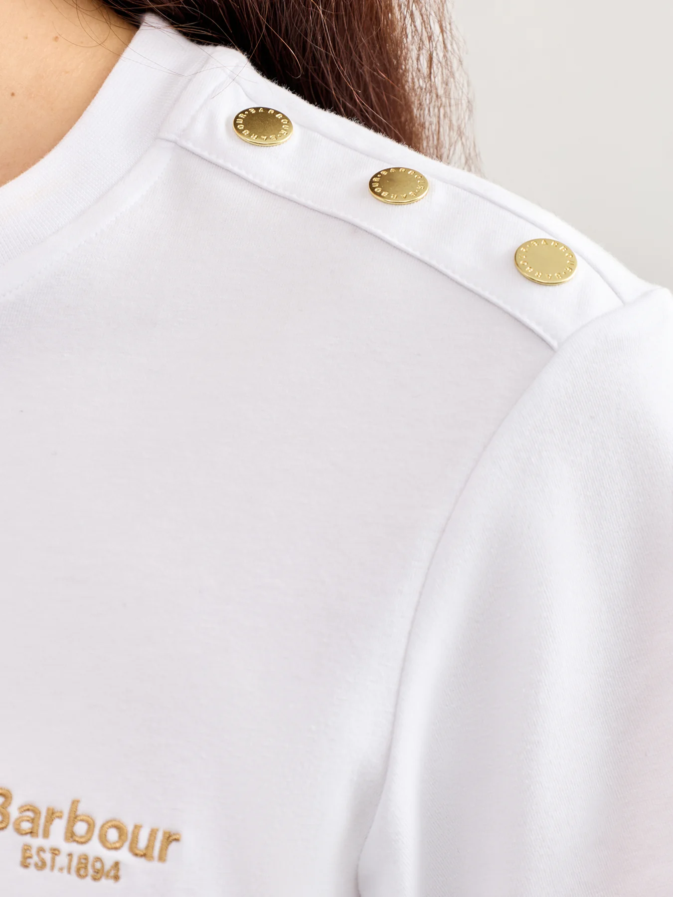 Marla Cotton T-Shirt White - Image 3