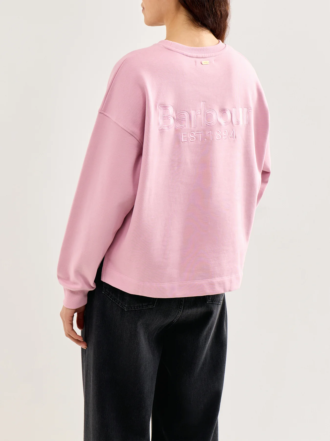 Rosie Cotton Sweatshirt Pink - Image 5