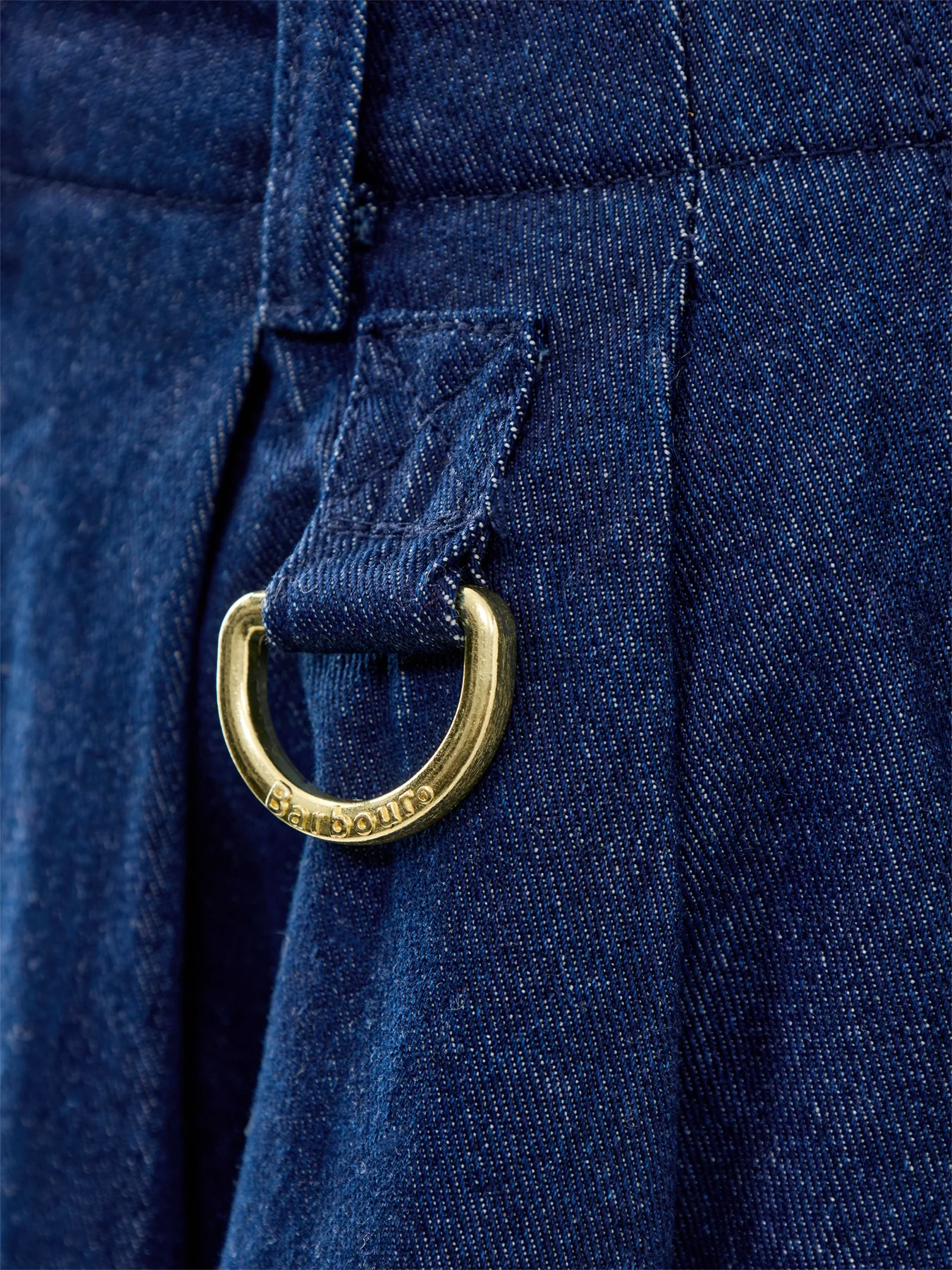 Saima Denim Midi Skirt Rinse Wash - Image 3