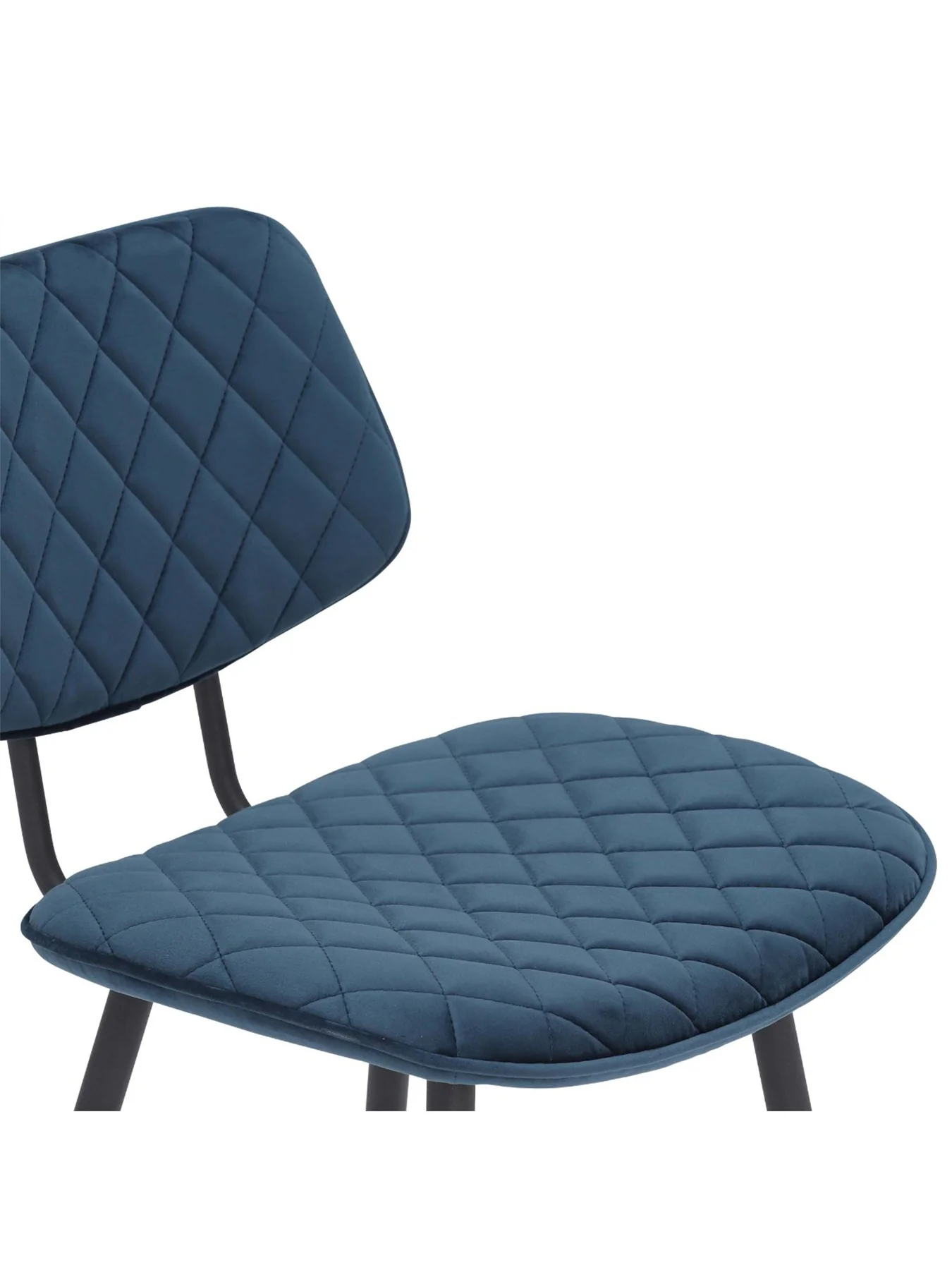 Archer Velvet Counter Stool Blue - Image 4
