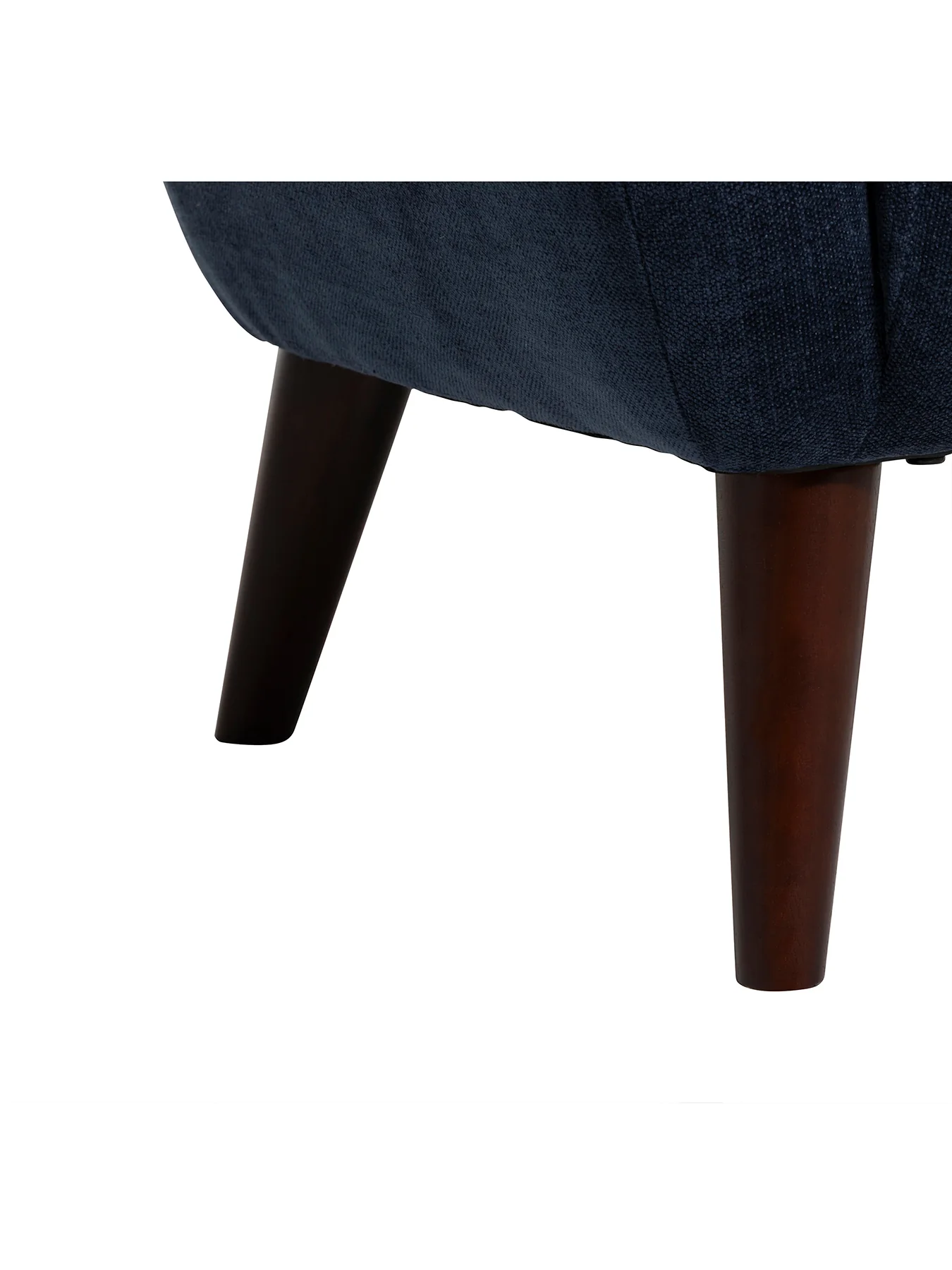 Lucian Blue Fabric Armchair - Image 3