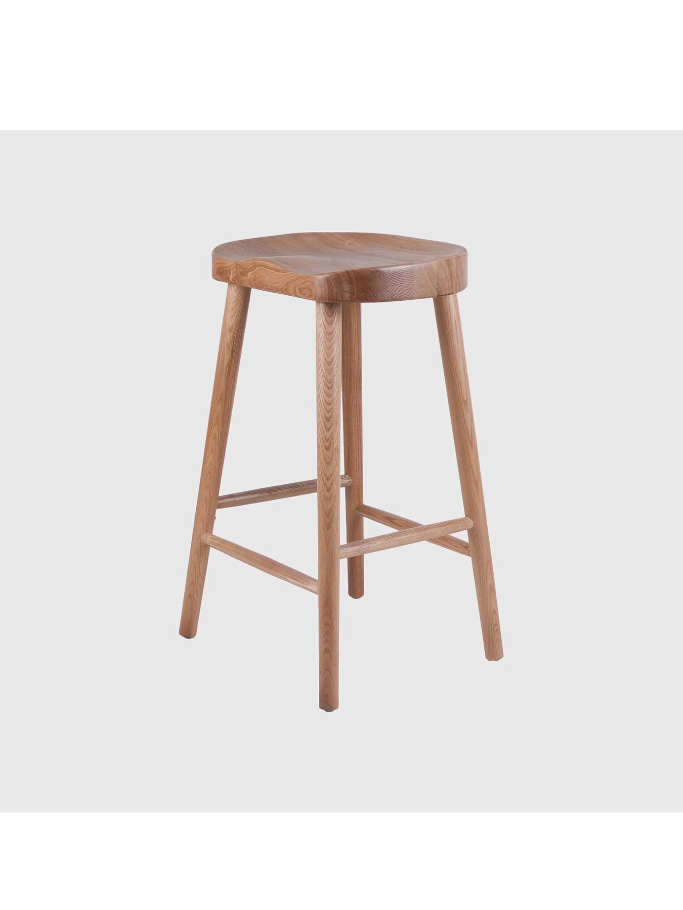 Colmar Ash Wood Counter Stool - Image 4