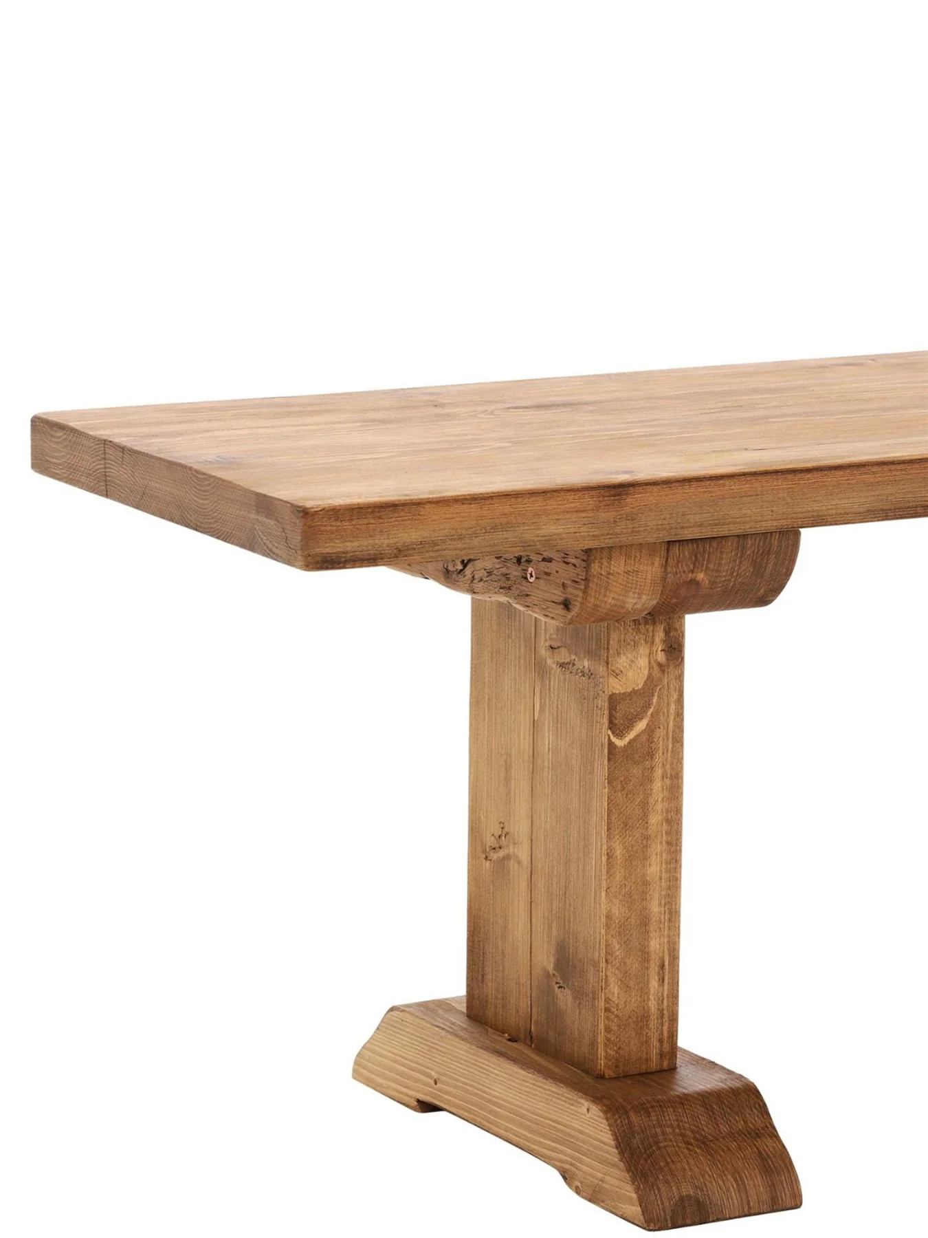 Covington Reclaimed Wood Dining Bench 200cm - Image 3