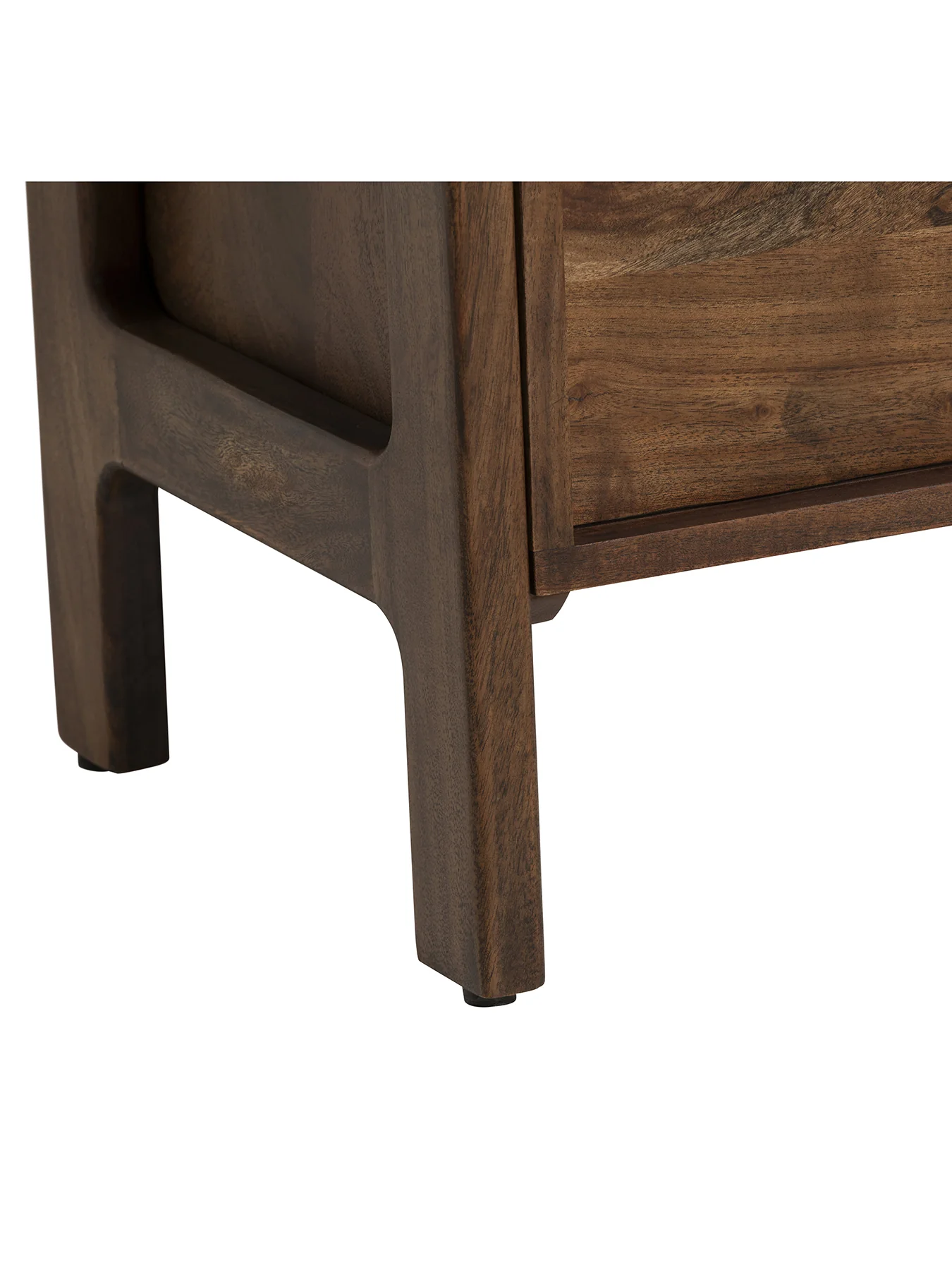 Cresta Acacia Wood 4 Shelf Bookcase - Image 4