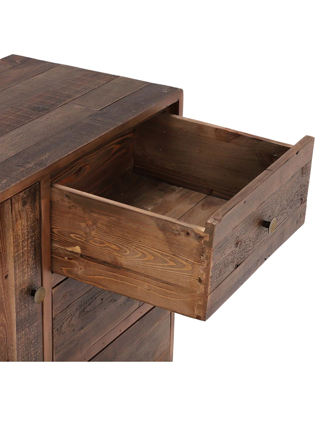 Lewes Reclaimed Wood Wardrobe - Image 4