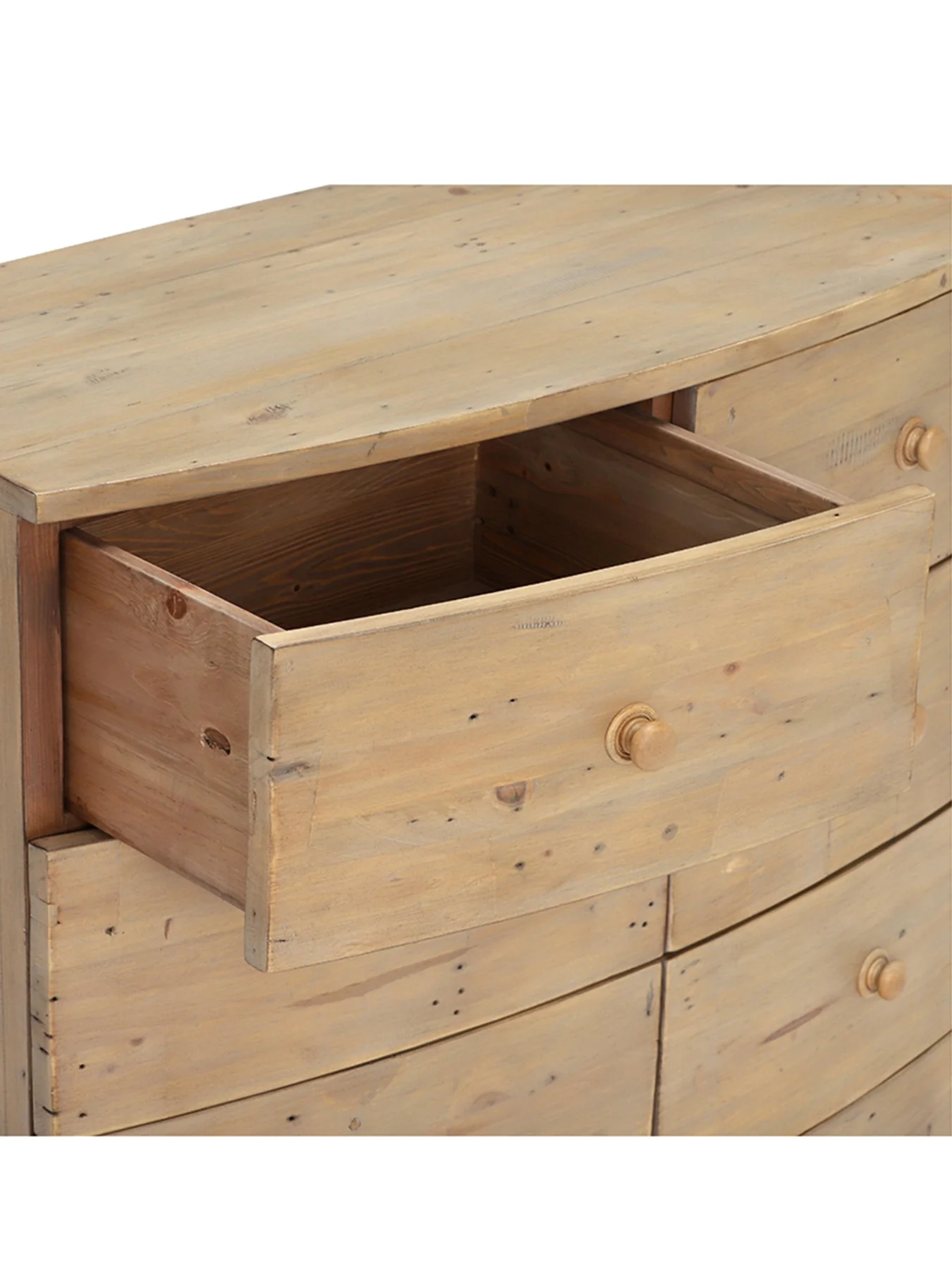 Lewes Reclaimed Wood 7 Drawer Chest - Image 4