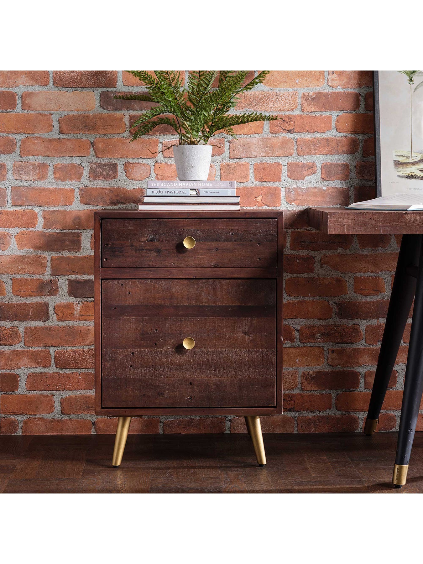 Modi Reclaimed Wood Filing Cabinet - Image 2