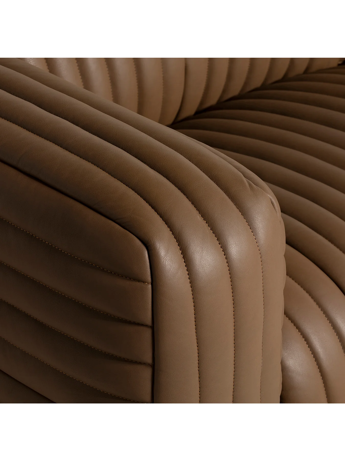 Montara Recliner 2.5 Seater Sofa Brown - Image 3