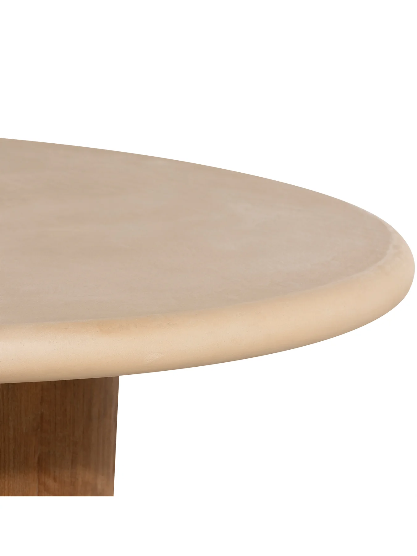 Panama Faux Stone Large Round Coffee Table - Image 2