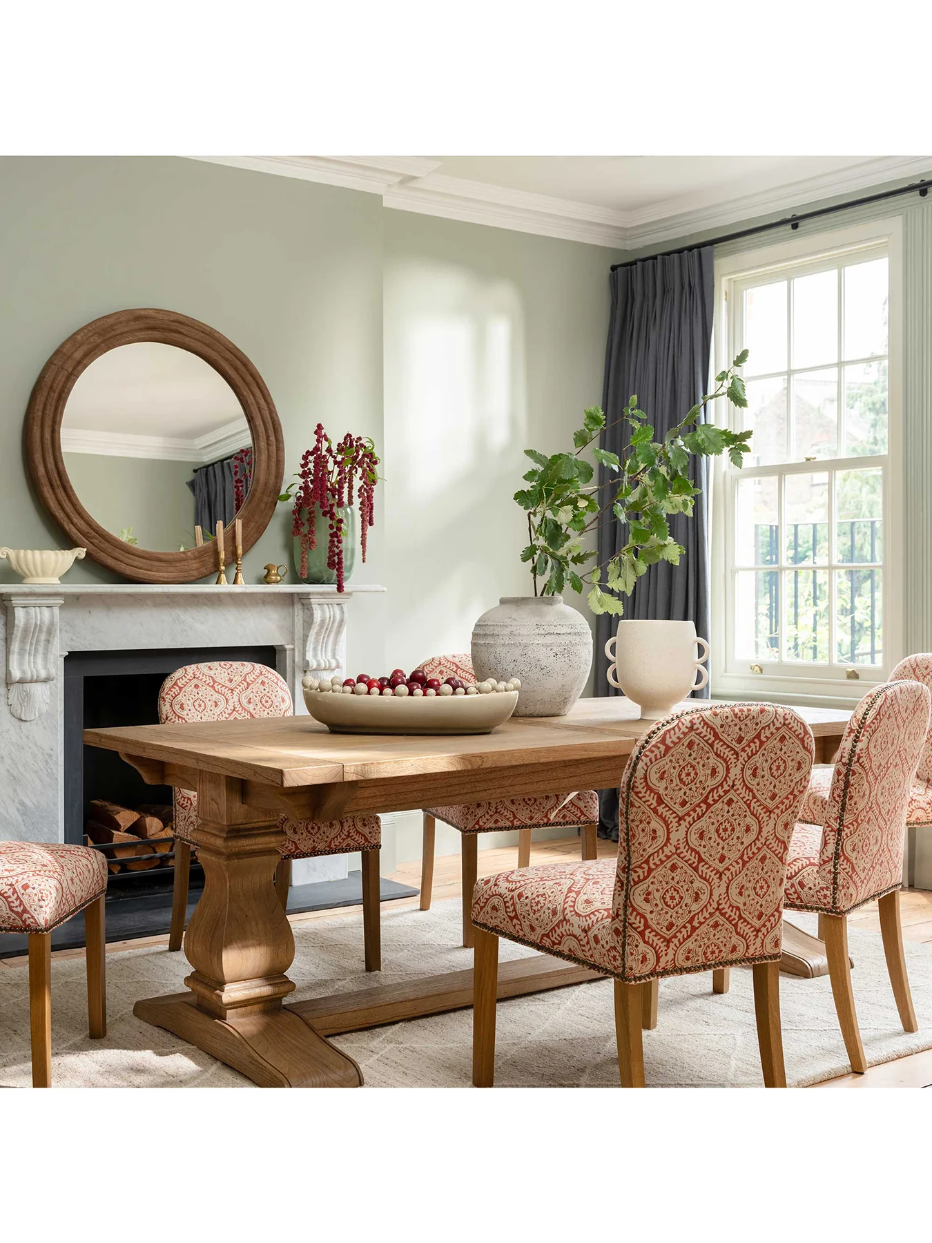 Papillon Extending Dining Table Brown - Image 2