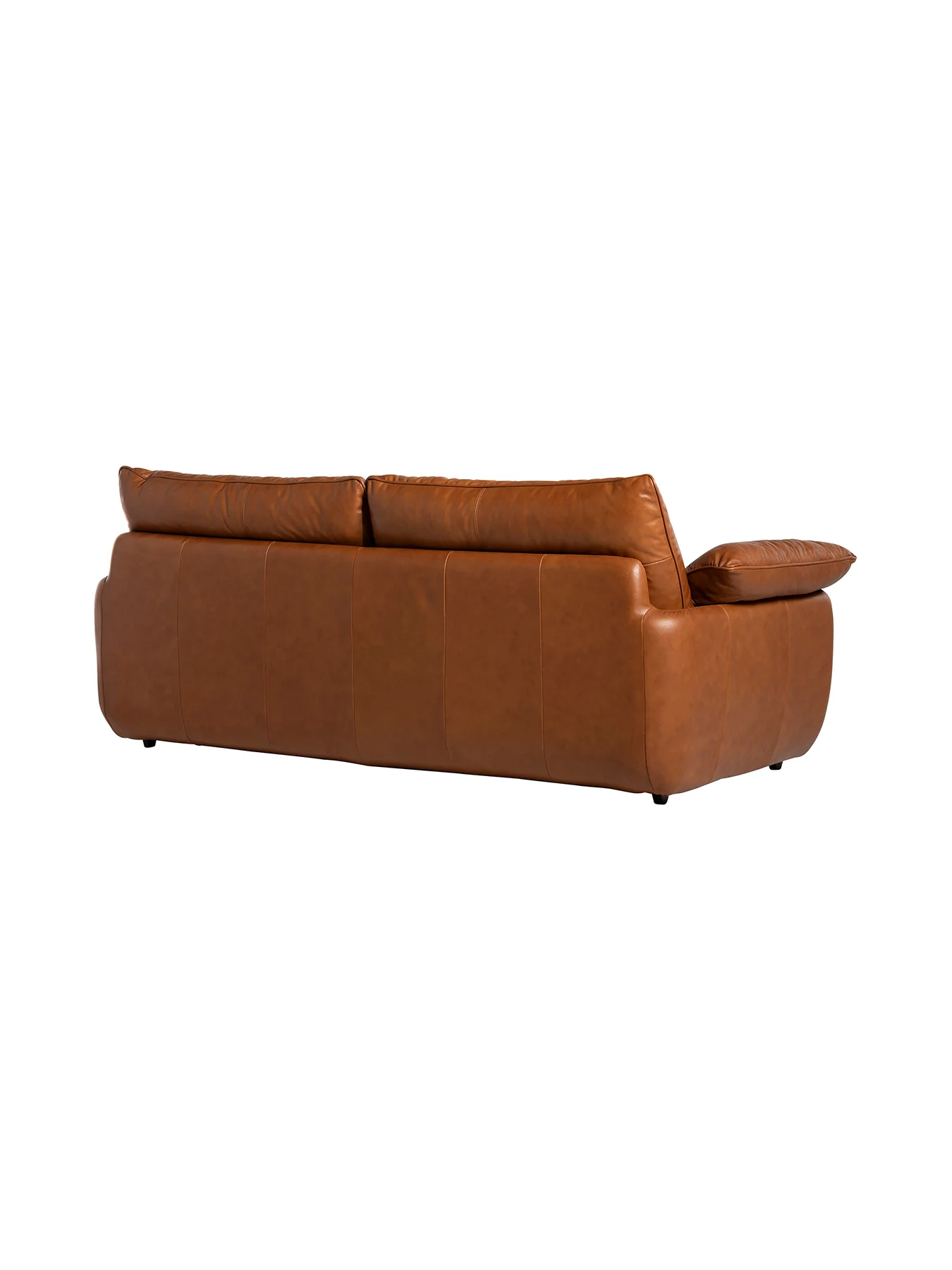 Pelle 2.5 Seater Sofa Brown - Image 4