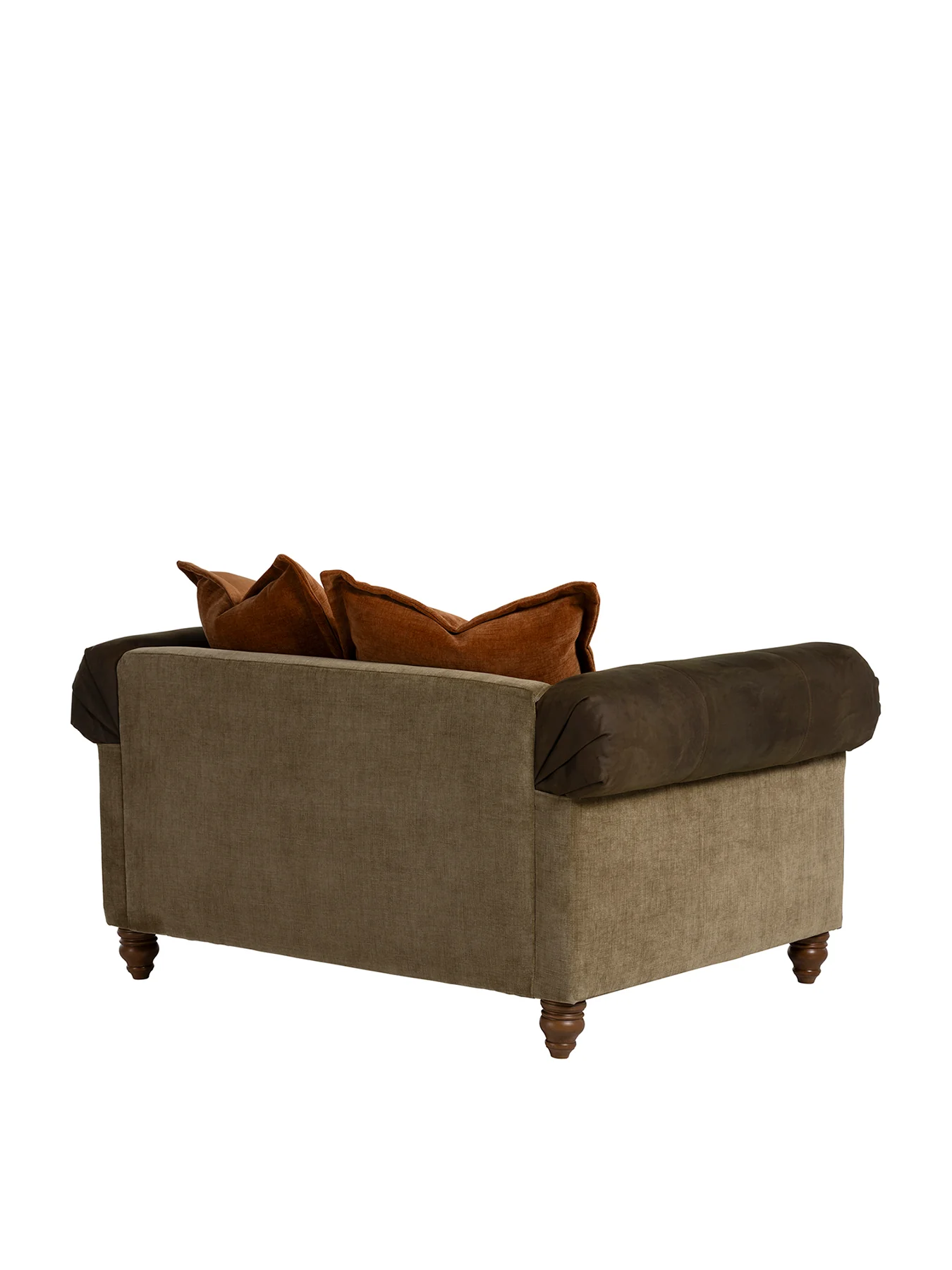 Pomeroy Fabric Snuggle Chair Brown - Image 3