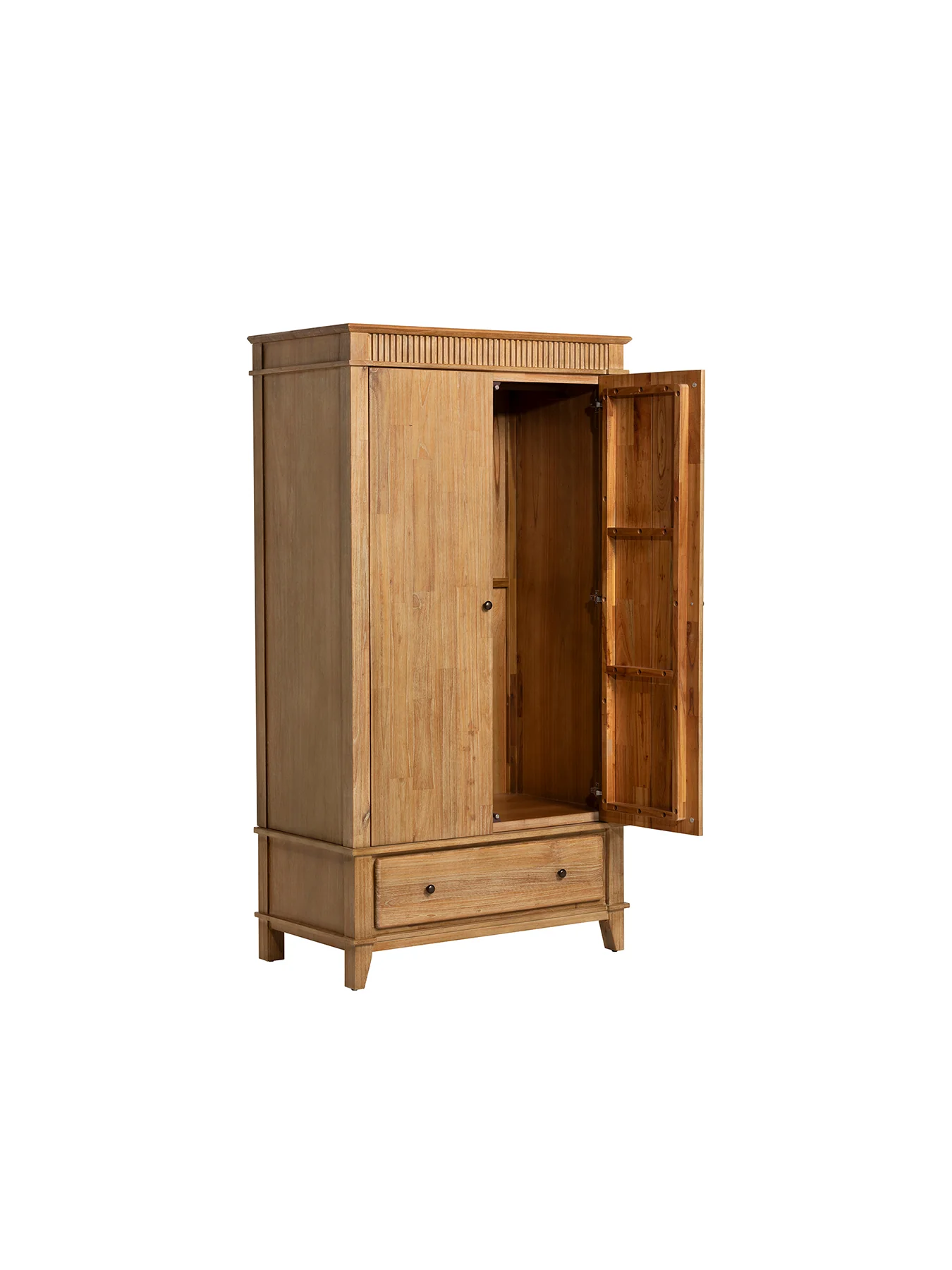 Selene Mindi Wood 2 Door Wardrobe - Image 3